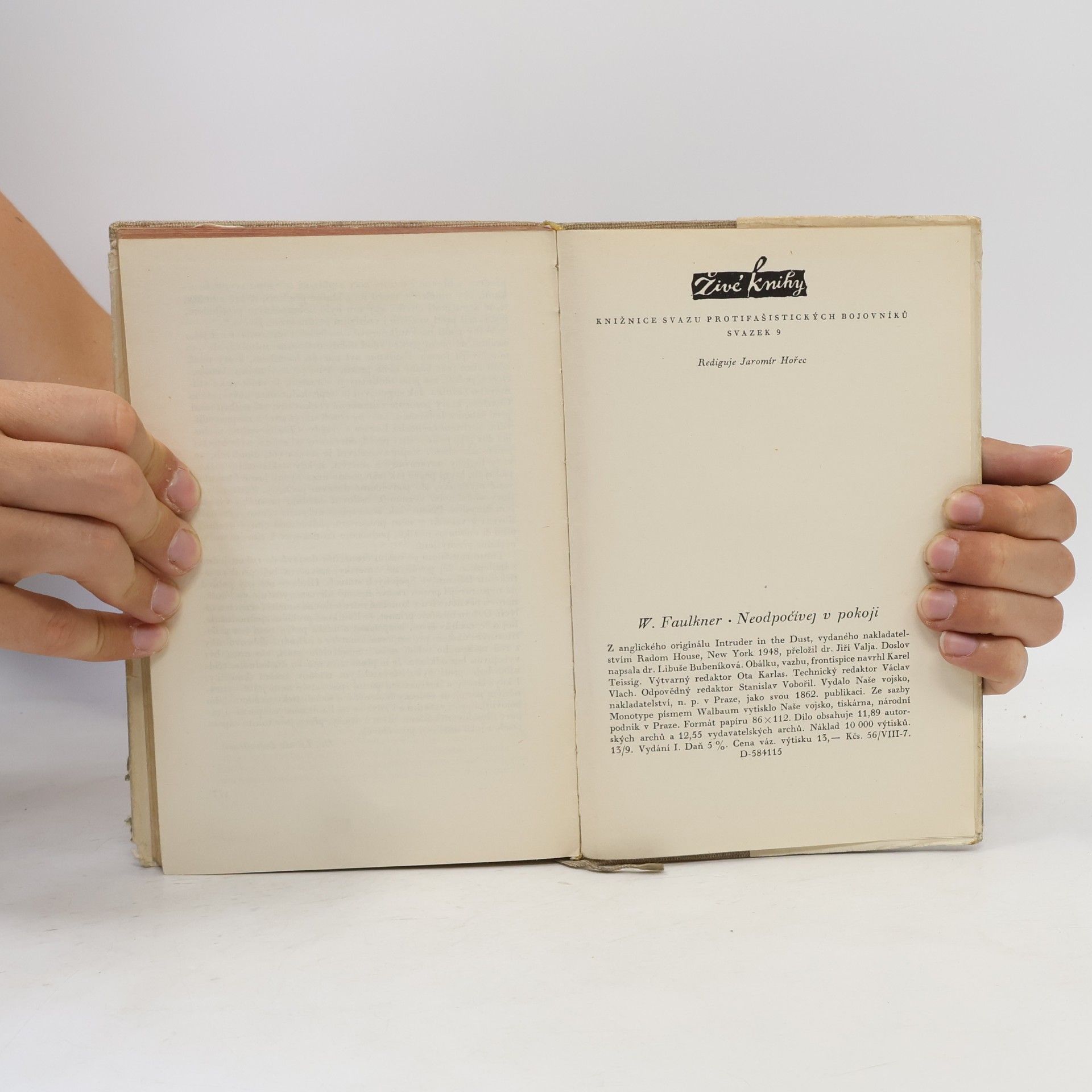 William Faulkner Neodpočívej v pokoji
