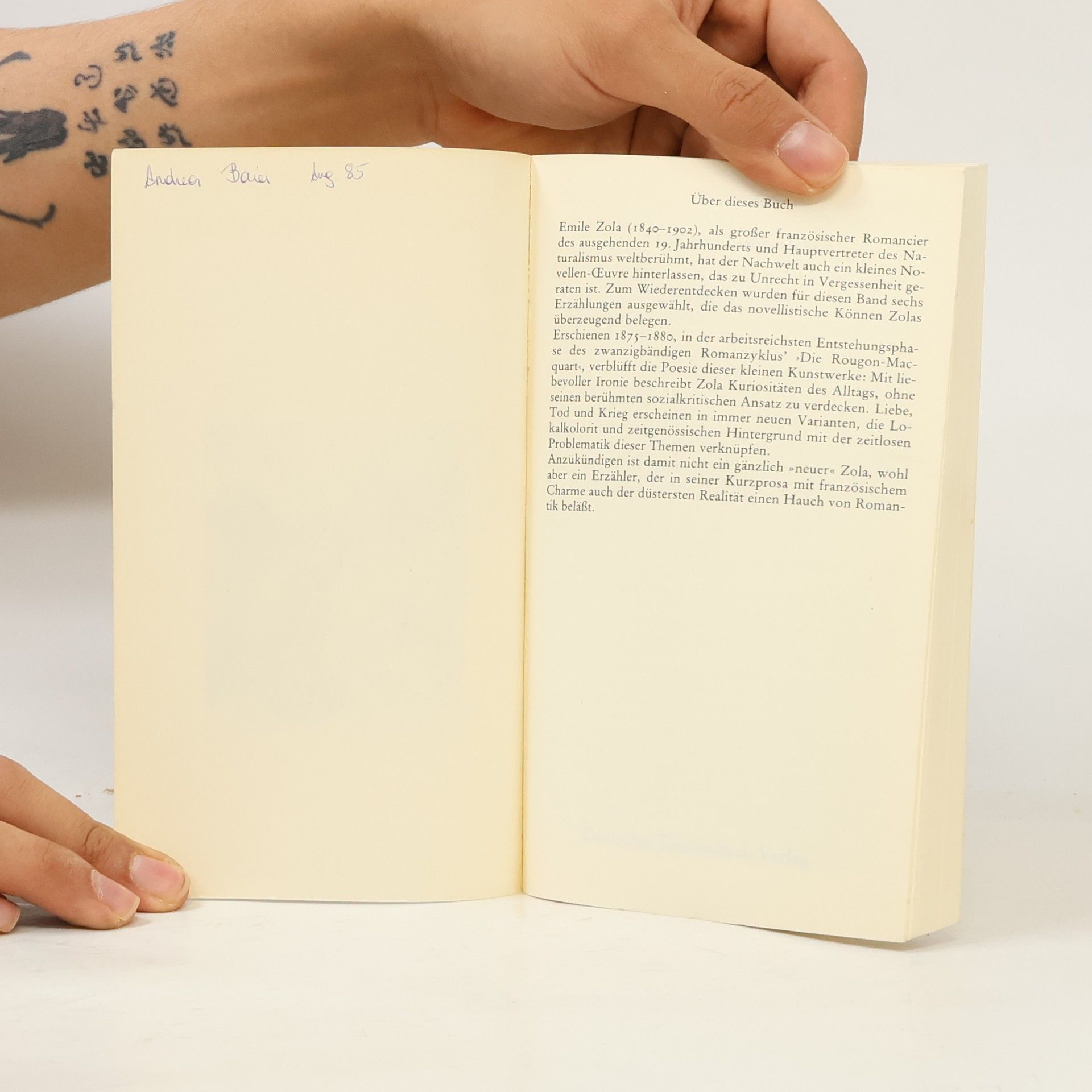 Émile Zola Um eine Liebesnacht u. and. Novellen.