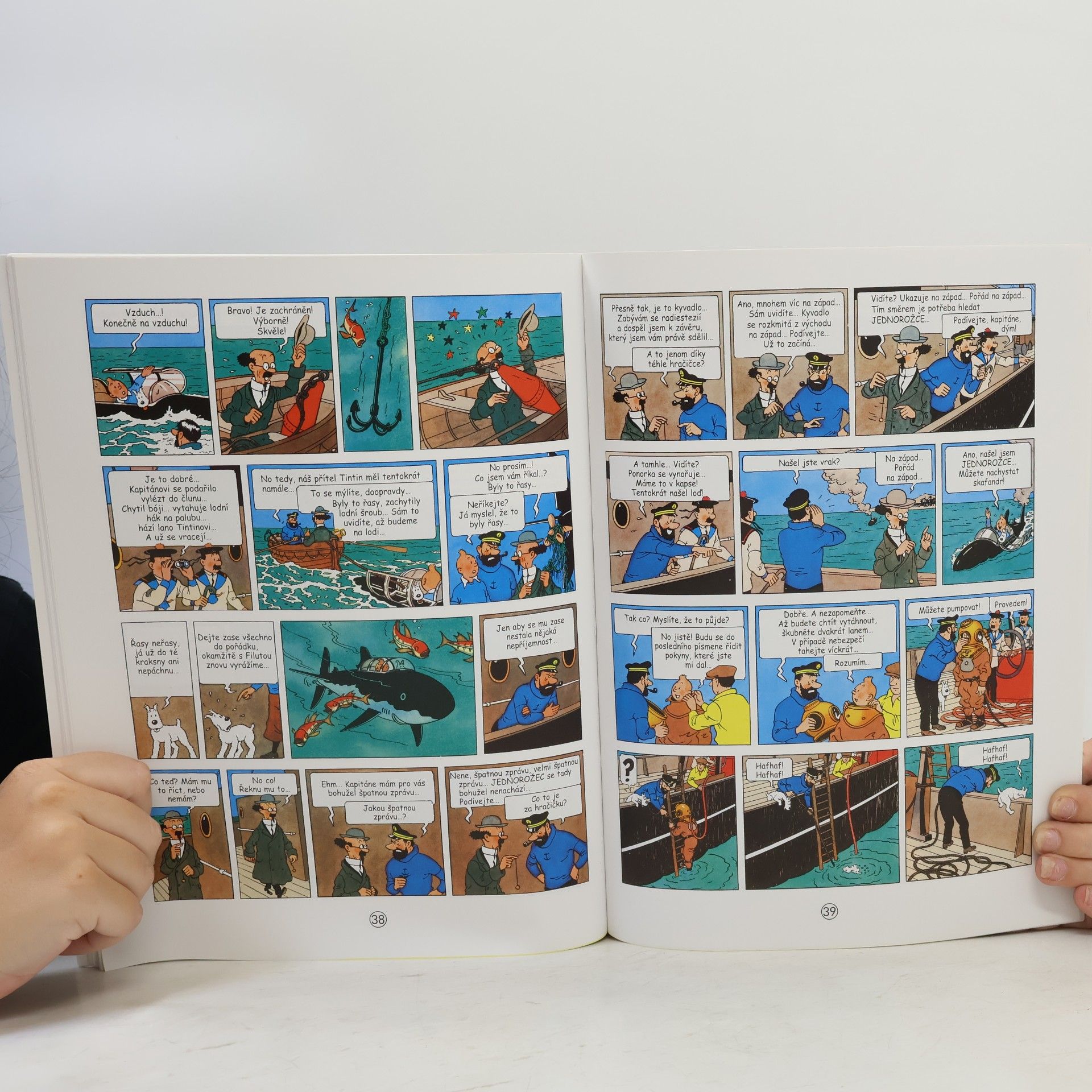 Hergé Poklad Rudého Rackhama