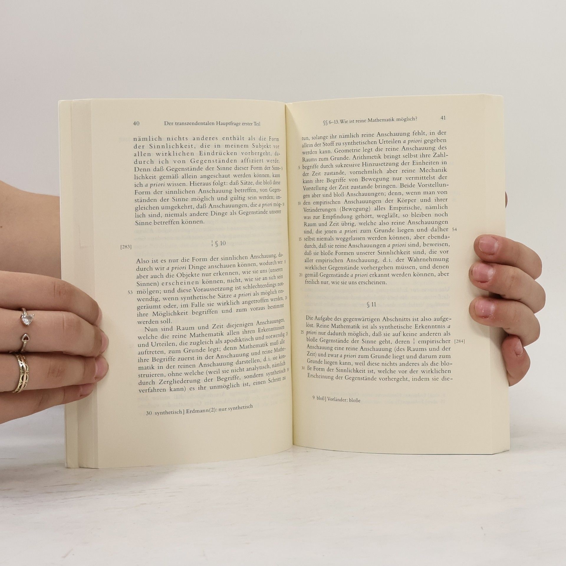 Immanuel Kant Philosophische Bibliothek - 540: Prolegomena