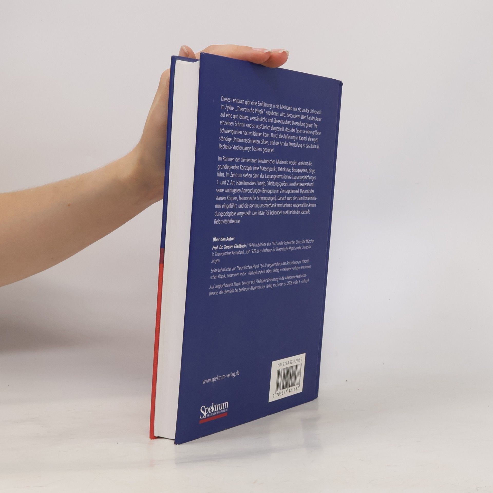 Torsten Fließbach Lehrbuch zur theoretischen Physik 1