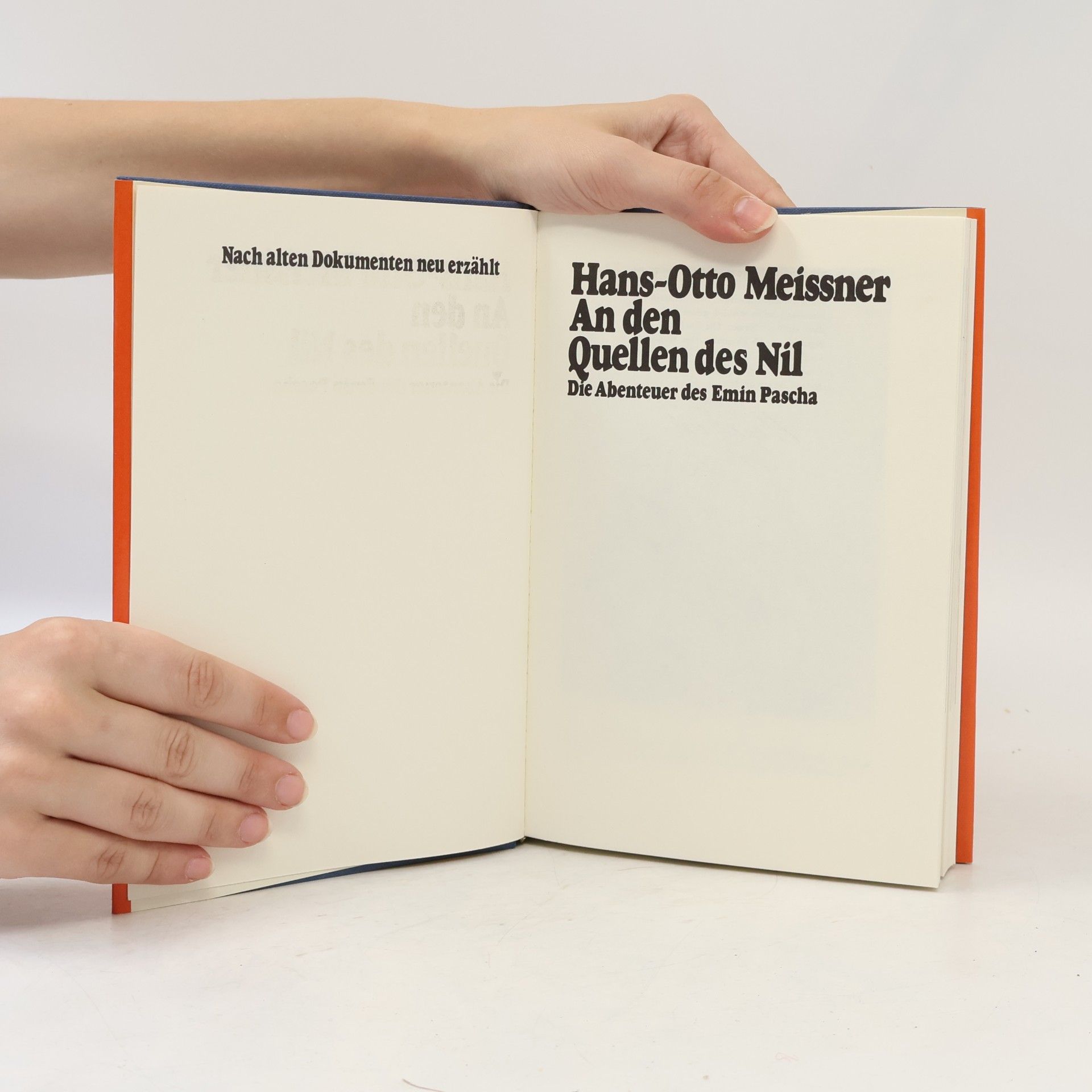 Hans-Otto Meissner An den Quellen des Nils