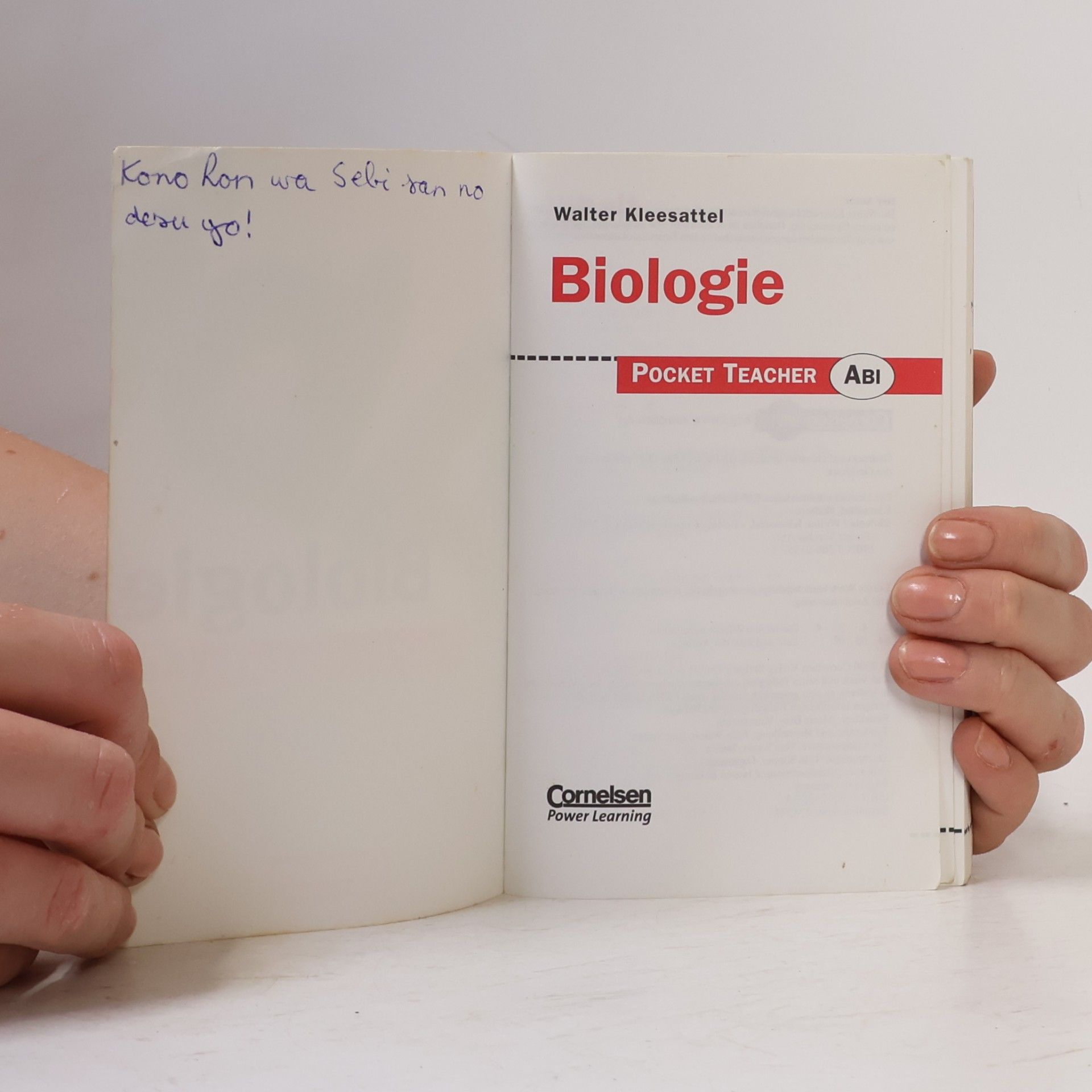 Walter Kleesattel Biologie: Pocket teacher