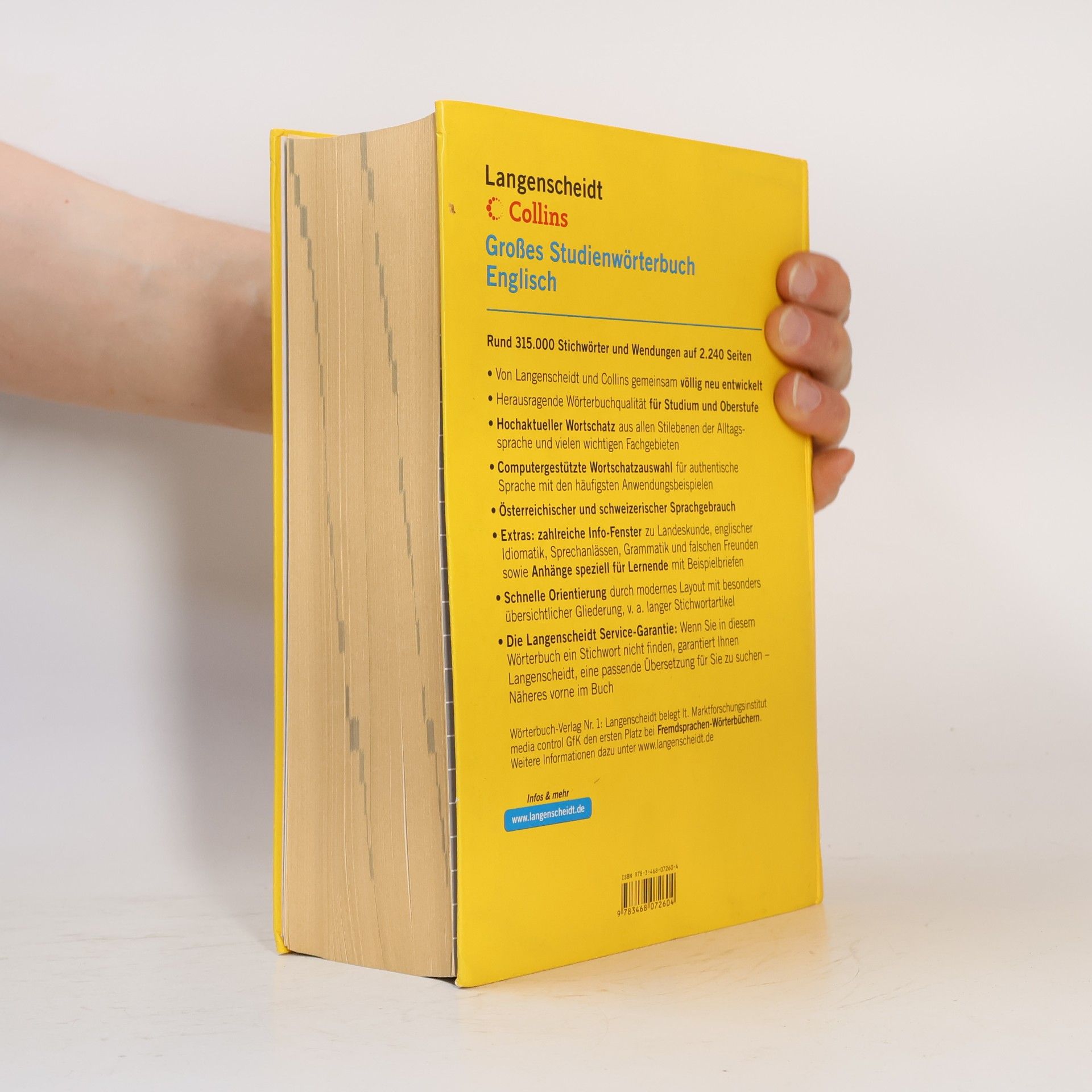 Lorna Sinclair-Knight Langenscheidt, Collins, großes Studienwörterbuch Englisch