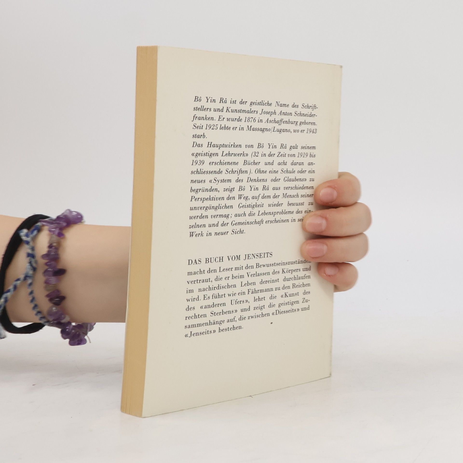 Bô Yin Râ Das Buch vom Jenseits