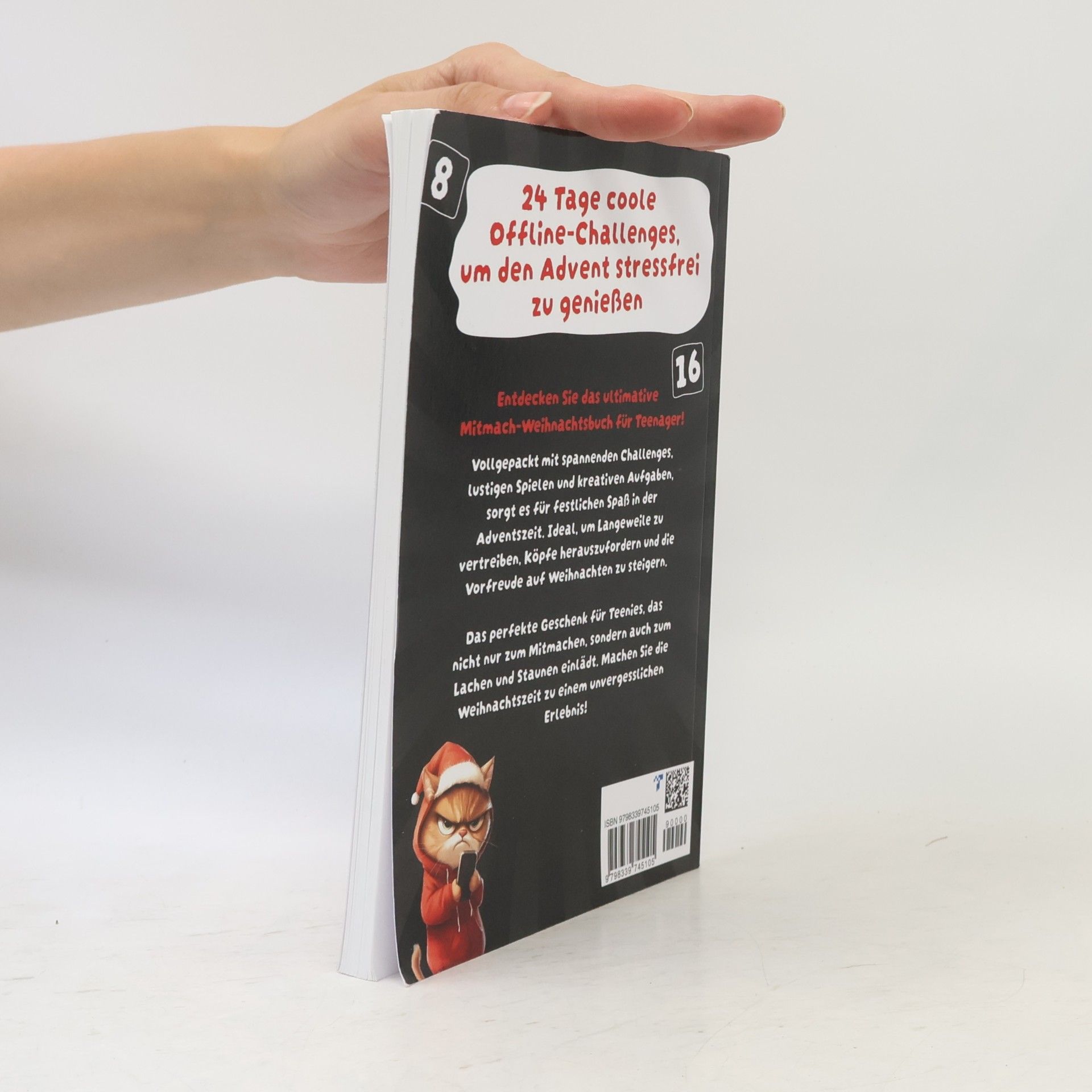 Klaus Stollen Nerv mich nicht! Der ultimative Adventskalender für Teens: 24 Tage coole Offline-Challenges, um den Advent stressfrei zu genießen – lustiges Geschenk für Teenager