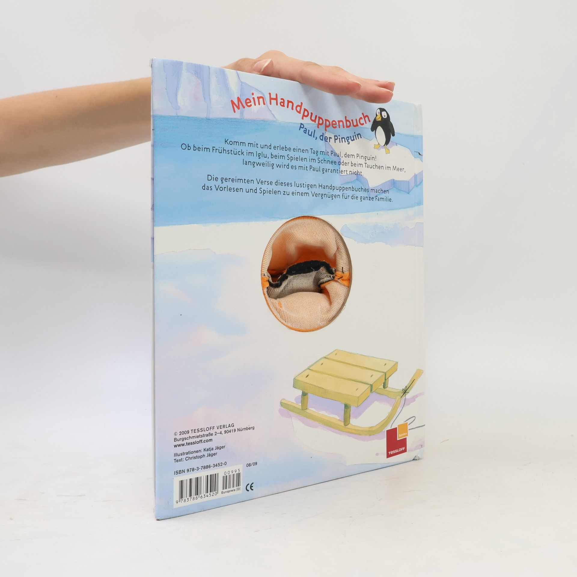 Katja Jäger Mein Handpuppenbuch - Paul, der Pinguin