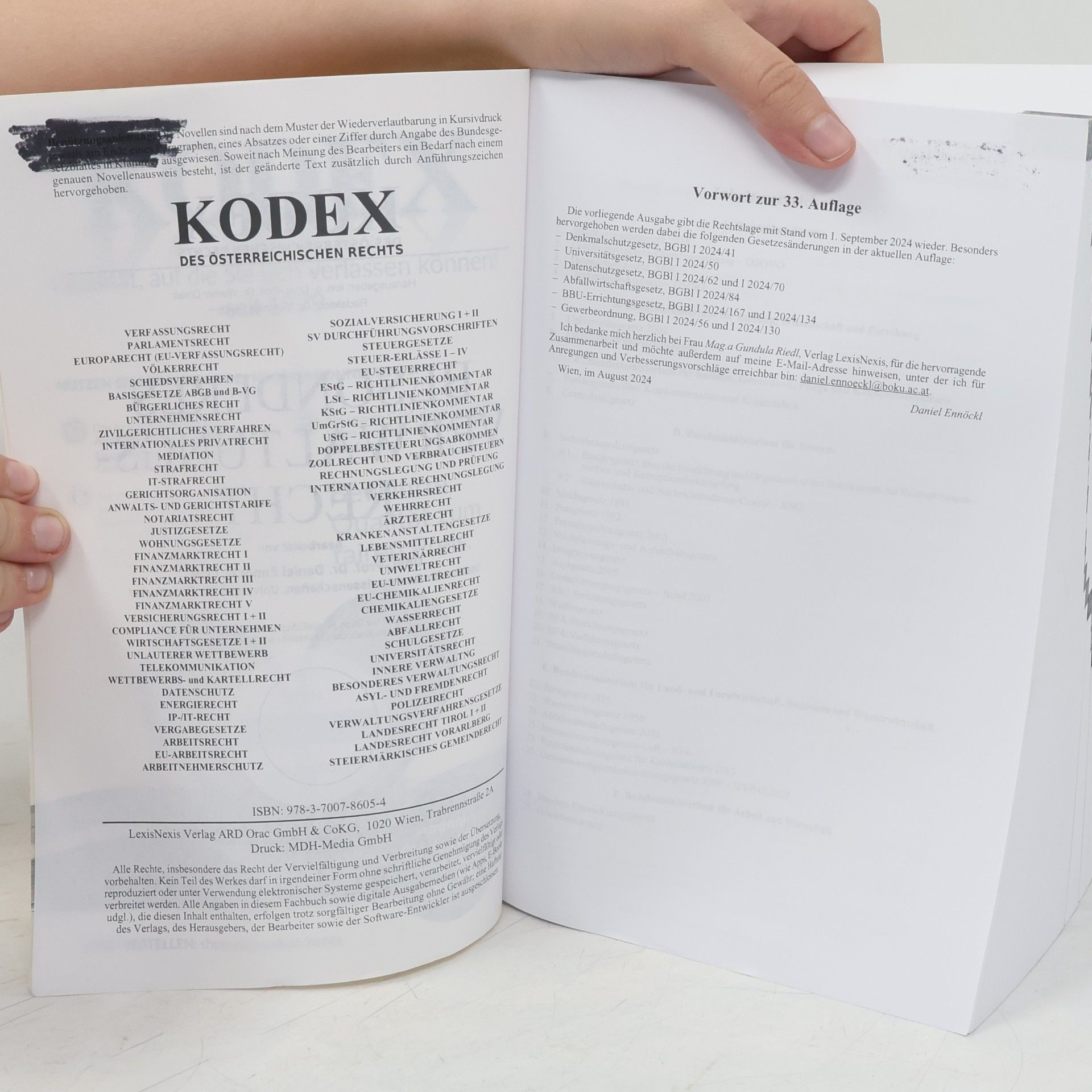 Werner Doralt Kodex: Besonderes Verwaltungsrecht