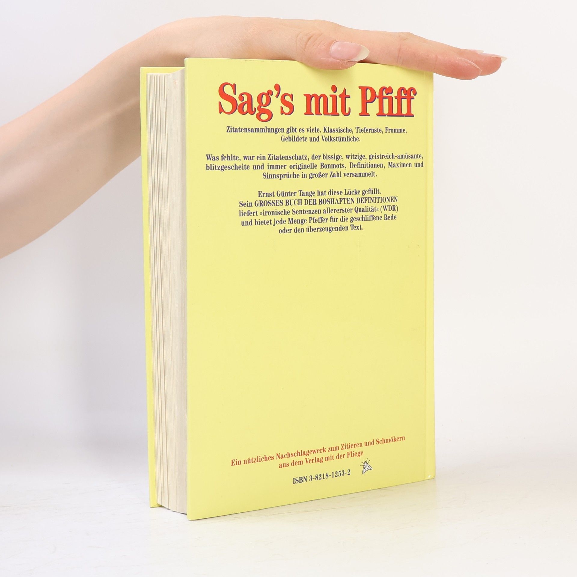 Ernst Günter Tange Das grosse Buch der boshaften Definitionen