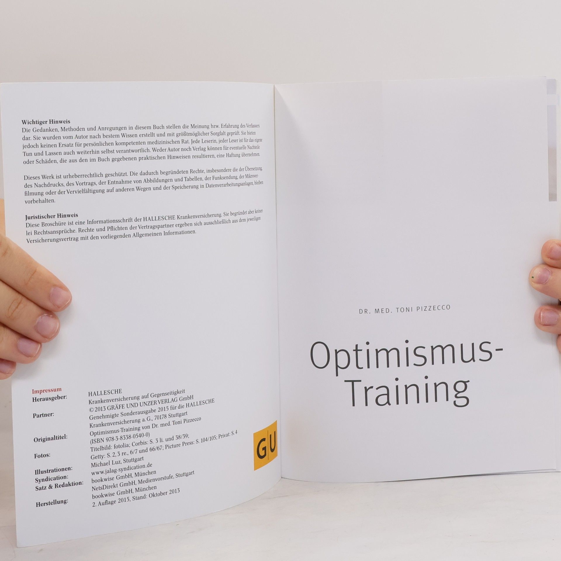 Various authors Optimismus-Training: Grundregeln für positives Denken