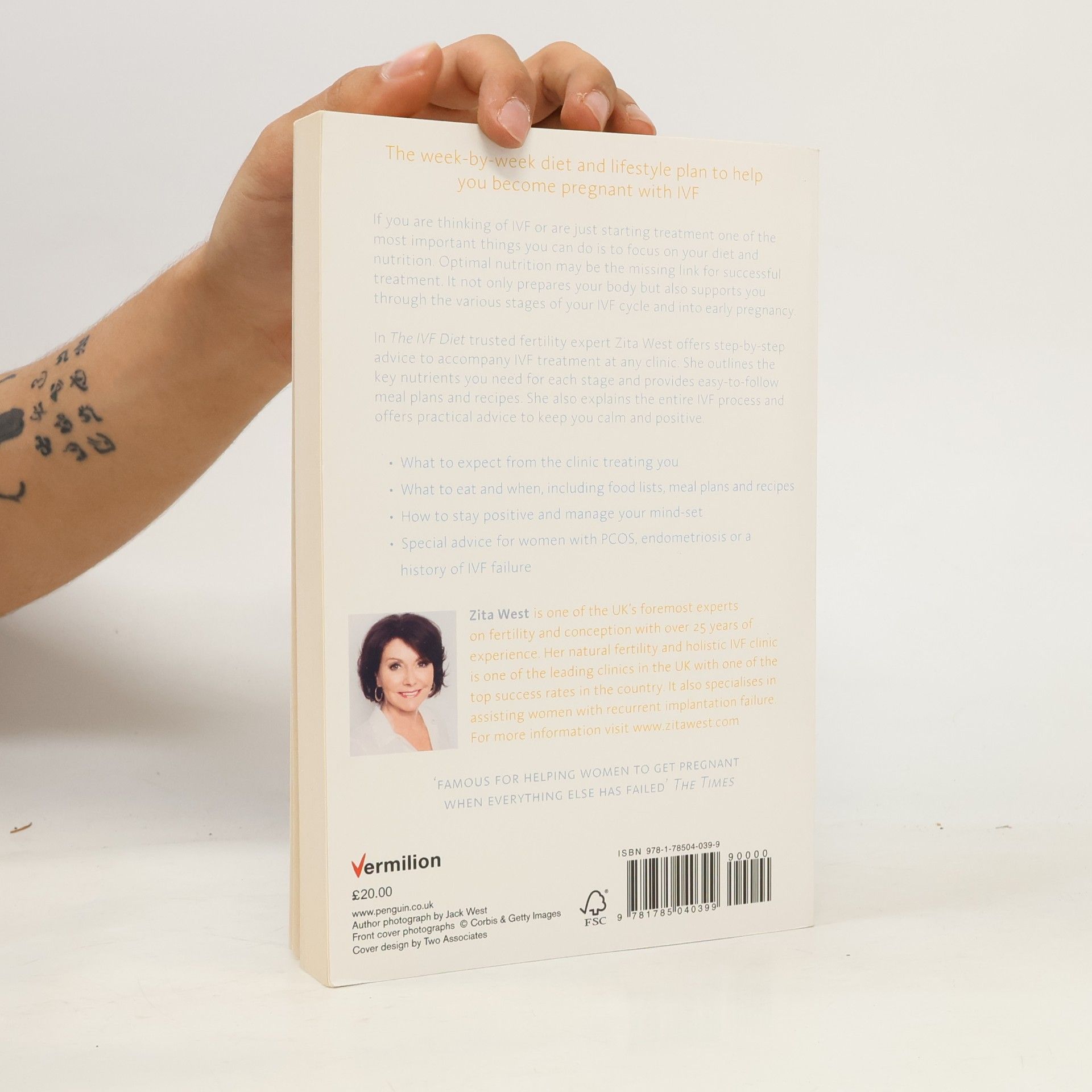 Zita West The IVF Diet : The 12-Week Plan to Support IVF Treatment and Help Couples Conceive