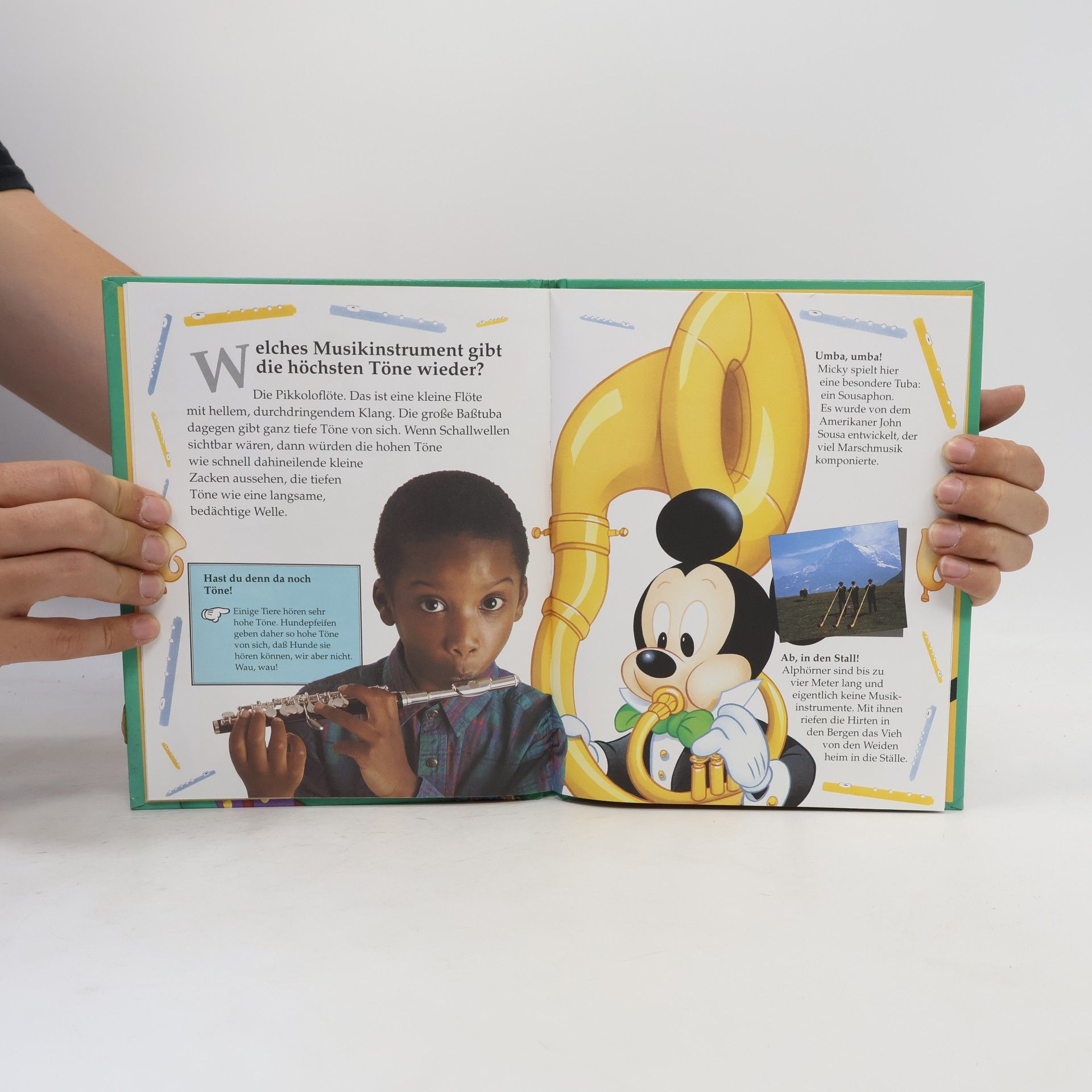 Walt Disney Micky fragt Warum. Wie funktioniert en Klavier?