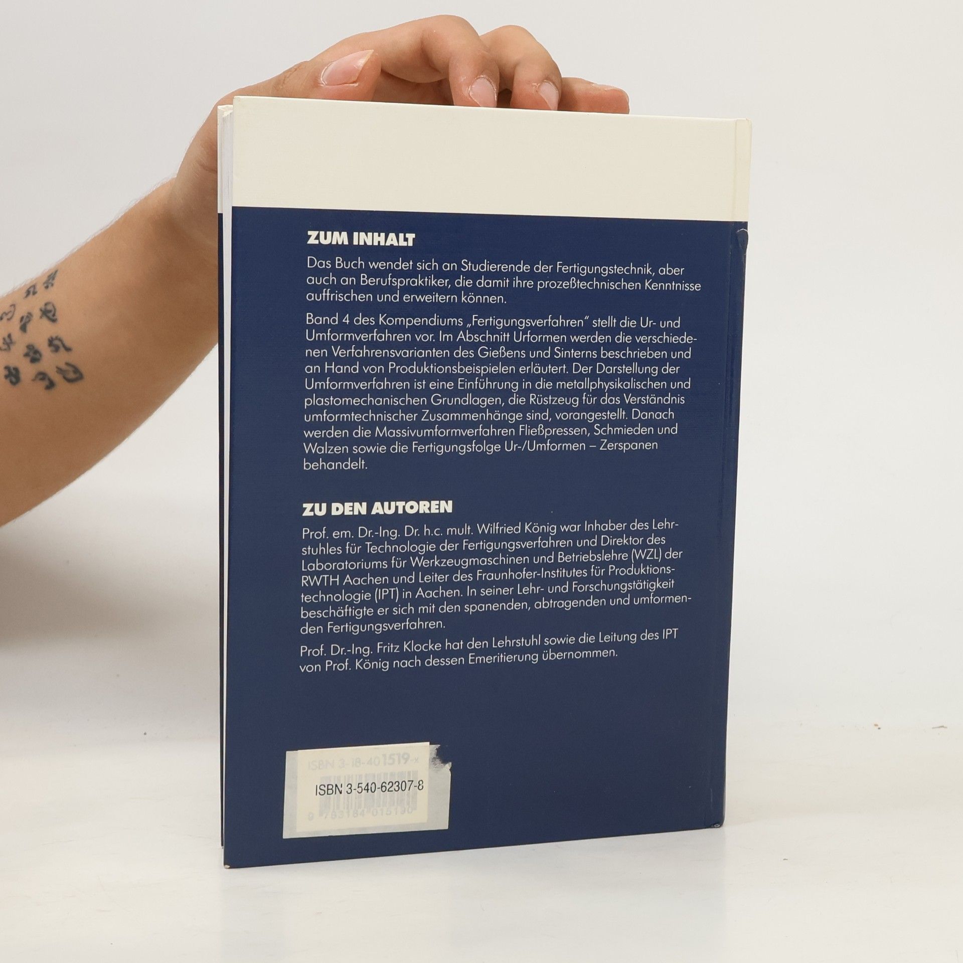 Wilfried König VDI-Buch - 4: Fertigungsverfahren 4