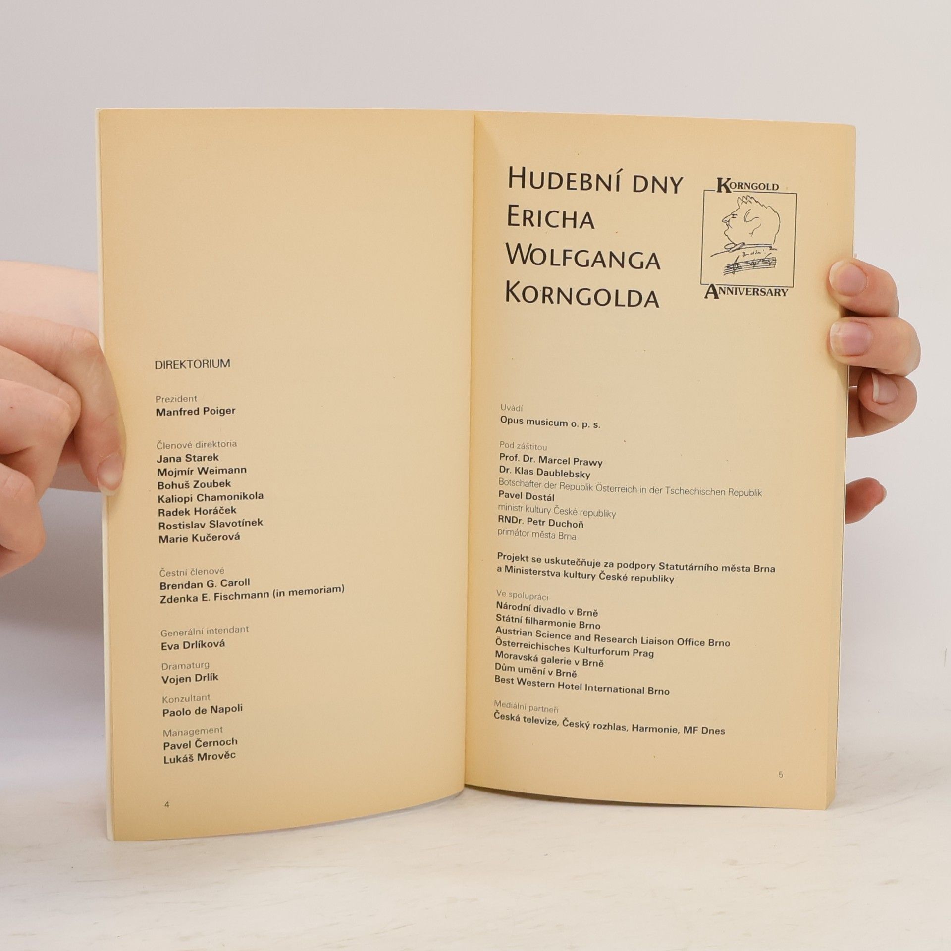 Various authors Hudebni dny Ericha Wolfganga Korngolda