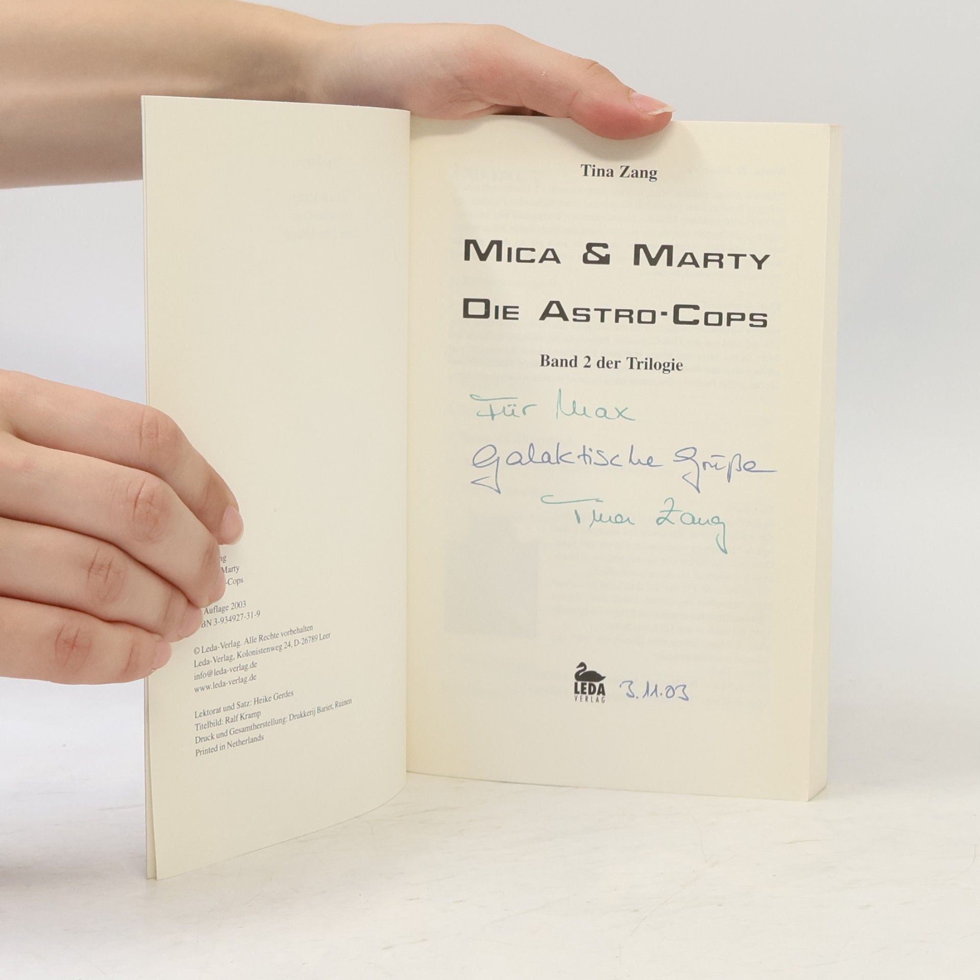 Tina Zang Mica & Marty 2. Die Astro-Cops