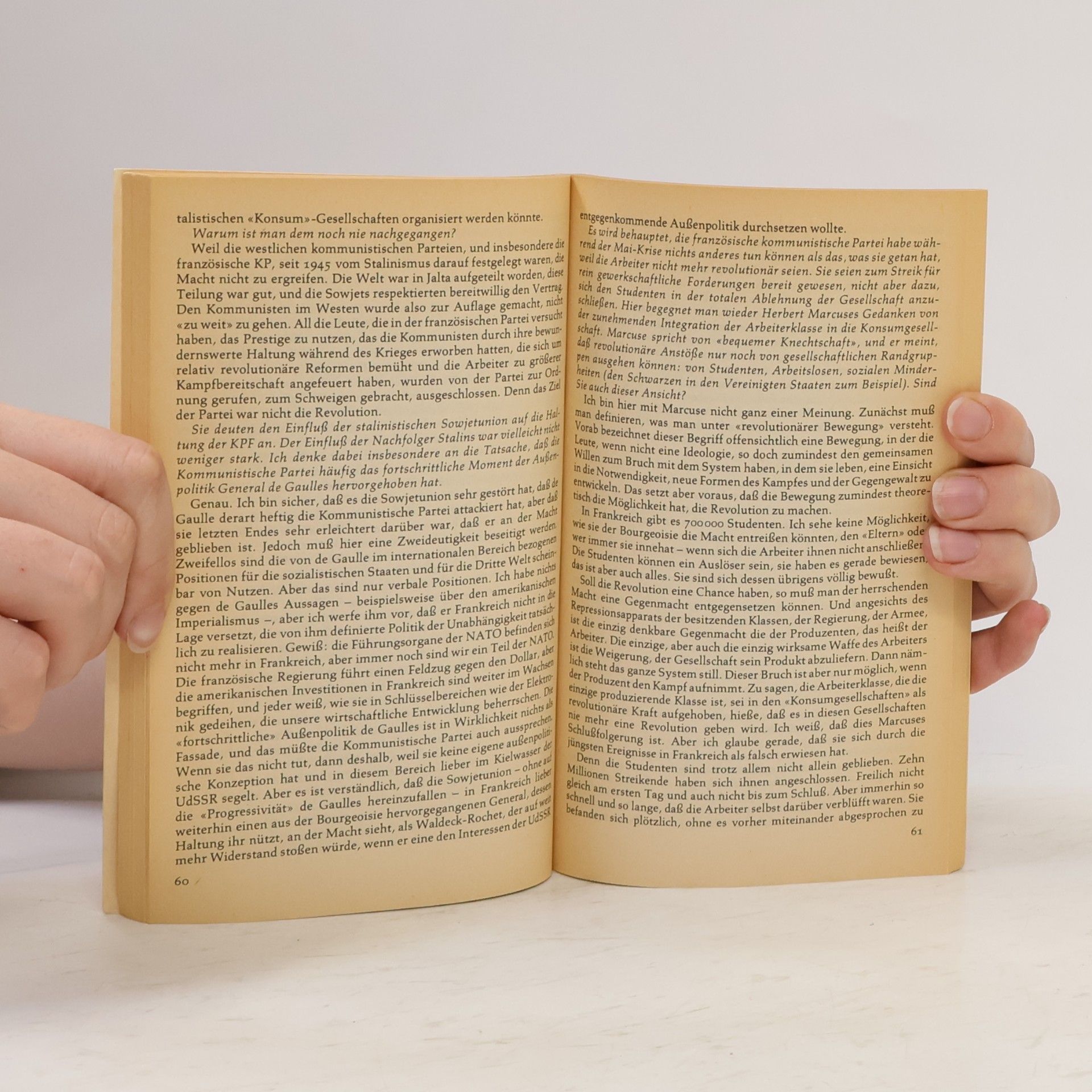 Jean-Paul Sartre Mai '68 und die Folgen