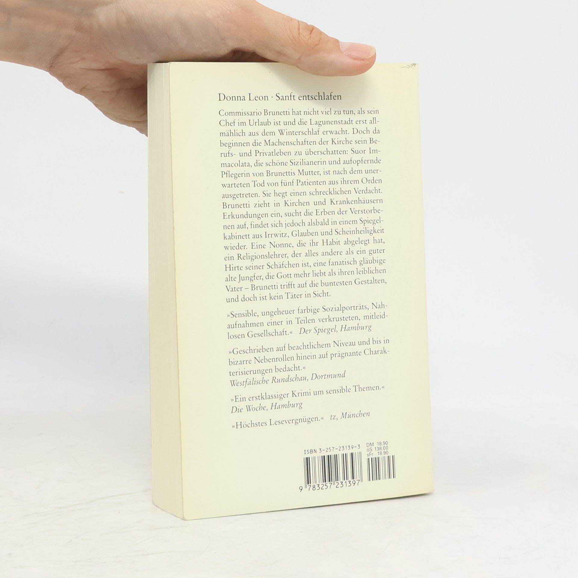 Donna Leon Sanft entschlafen. Commissario Brunettis sechster Fall