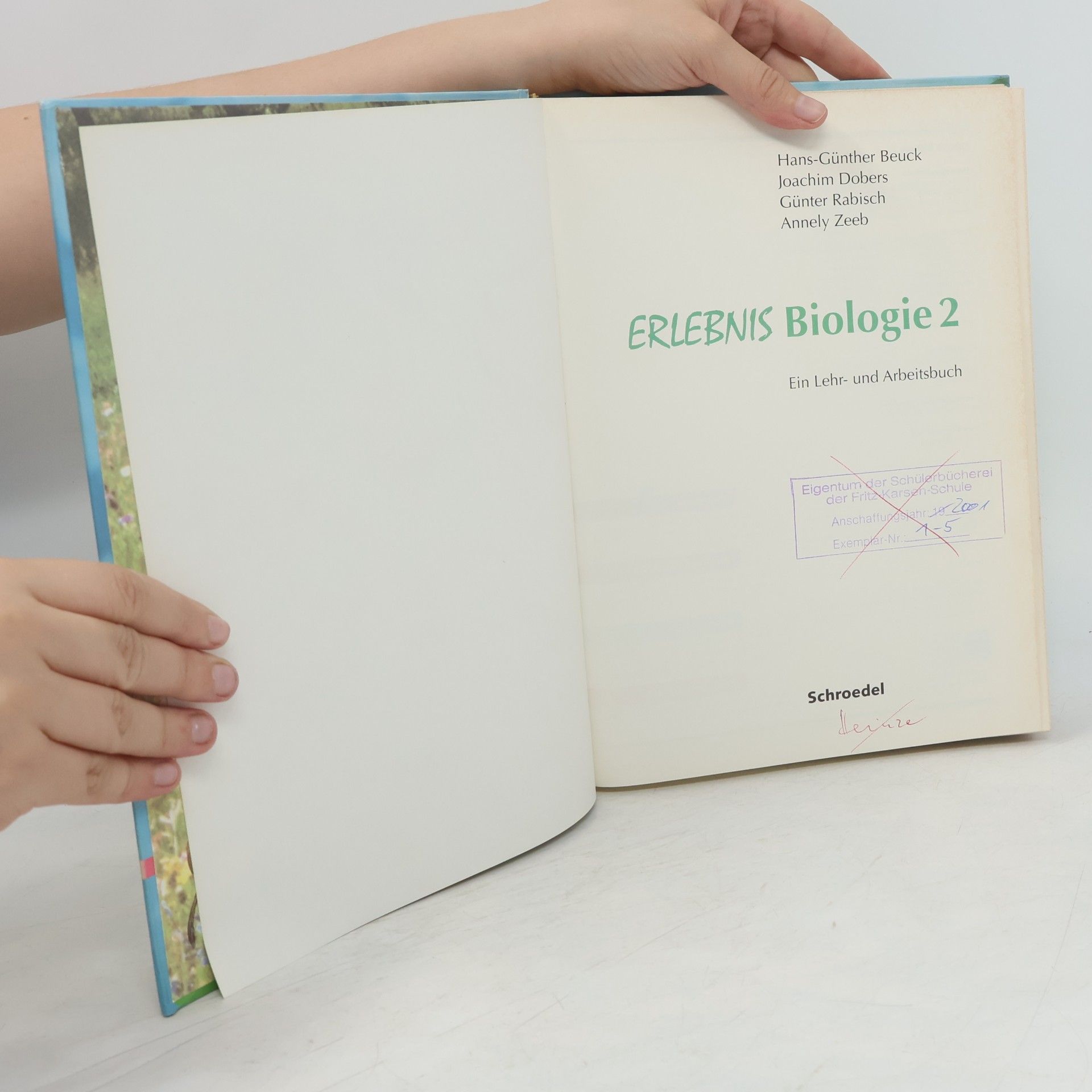Günter Rabisch Erlebnis Biologie 2