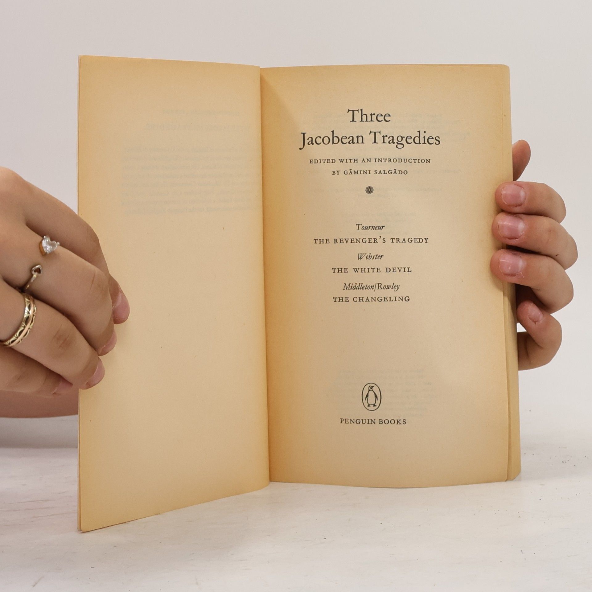 Thomas Middleton Three Jacobean Tragedies