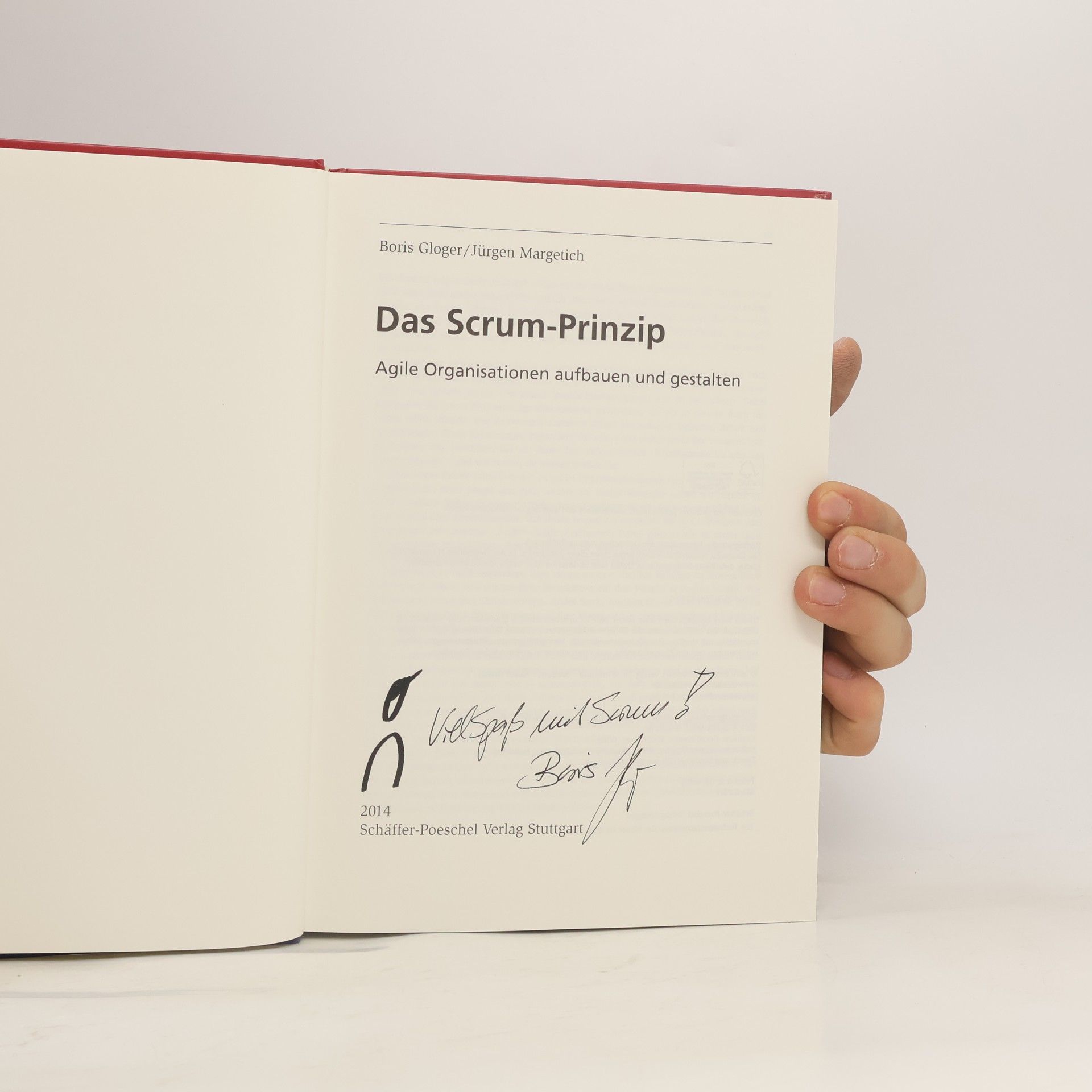 Boris Gloger Das Scrum-Prinzip