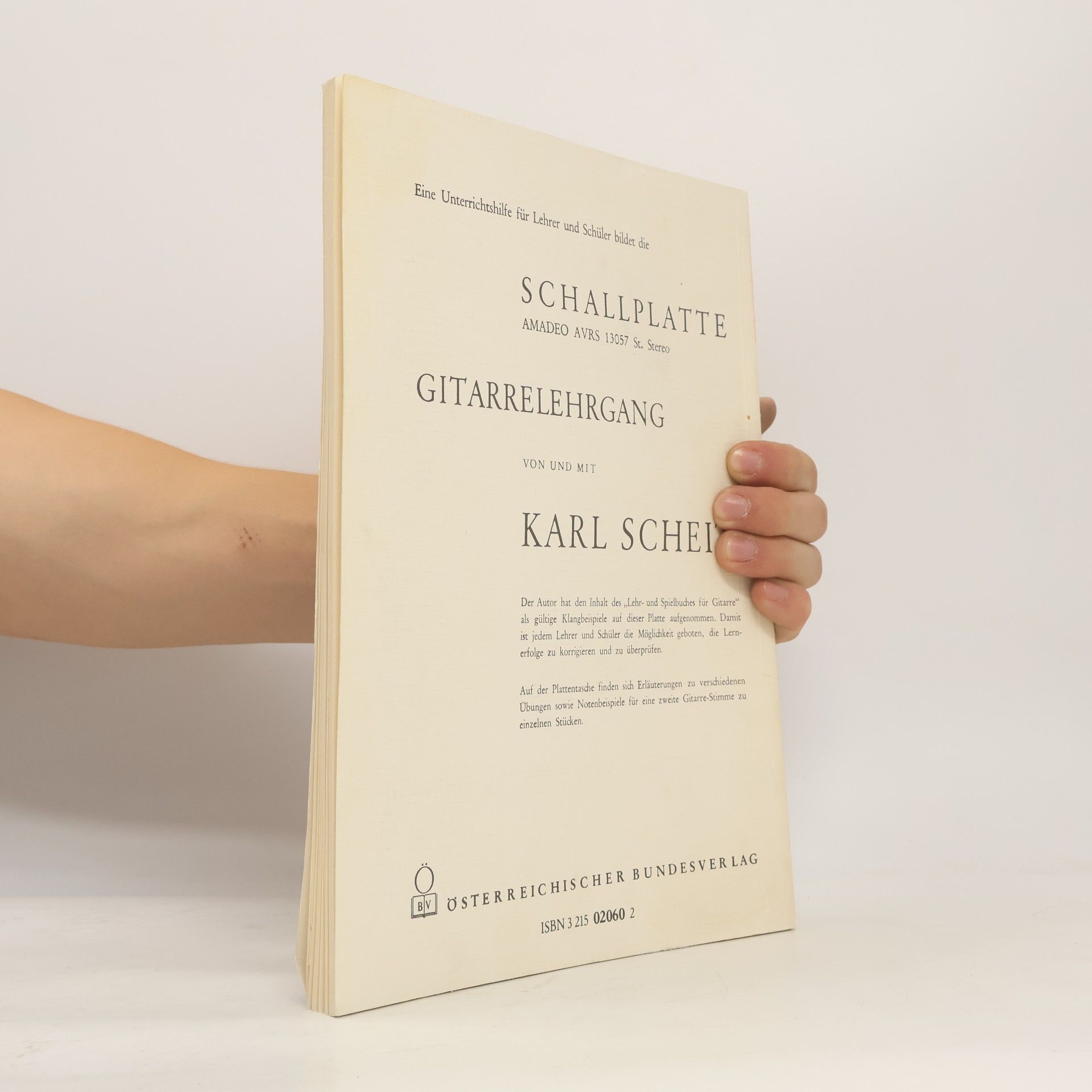 Karl Scheit Lehr-und Spielbuch für Gitarre 1-2