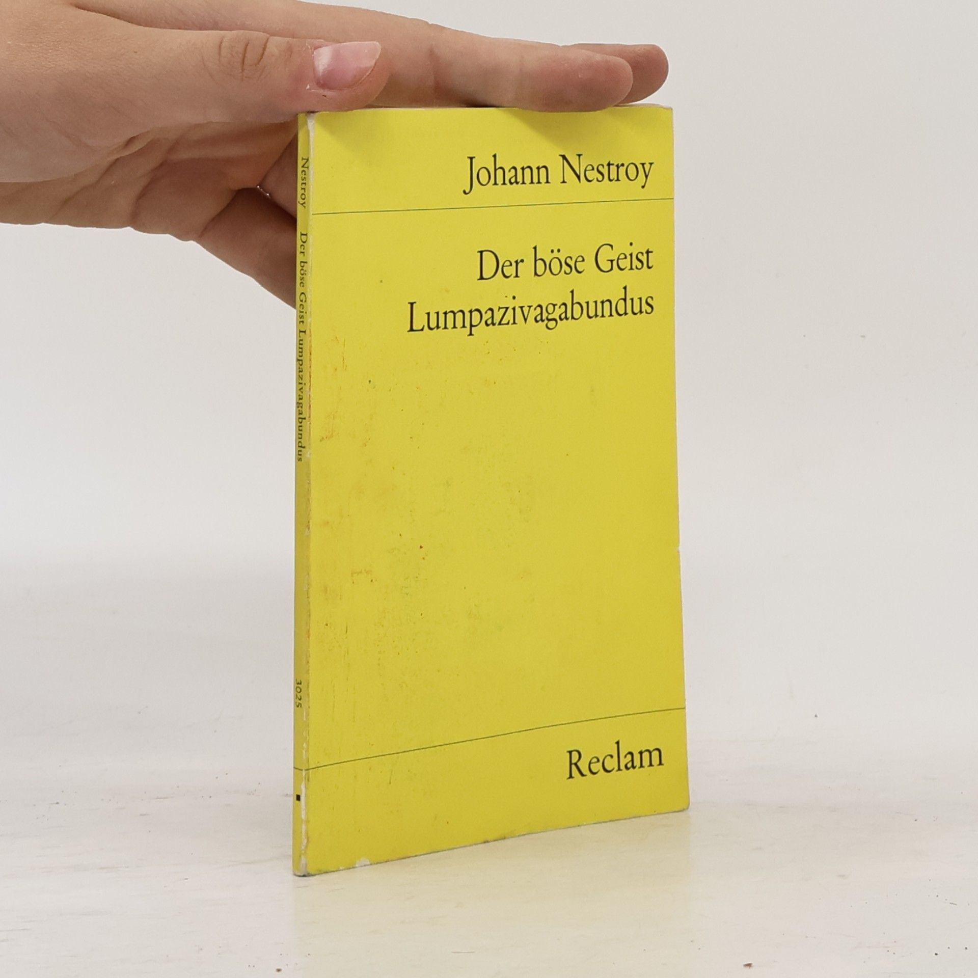 Johann Nestroy Der Böse Geist Lumpazivagabundus