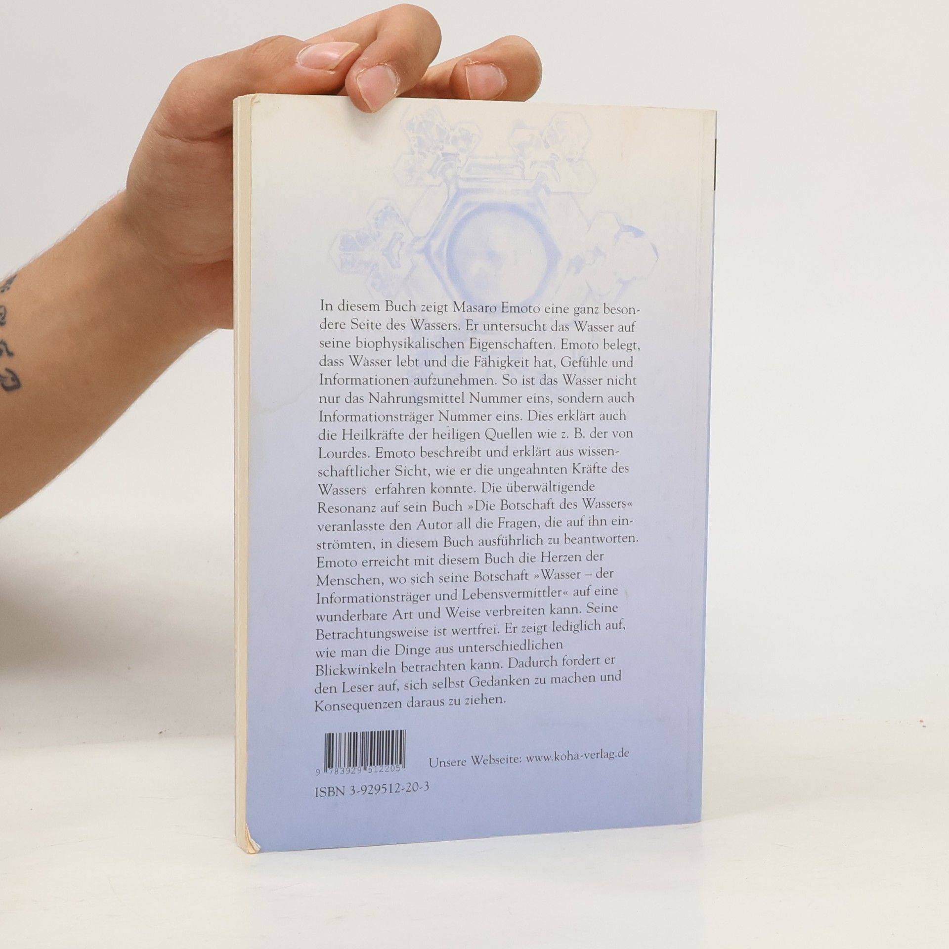 Masaru Emoto Wasserkristalle