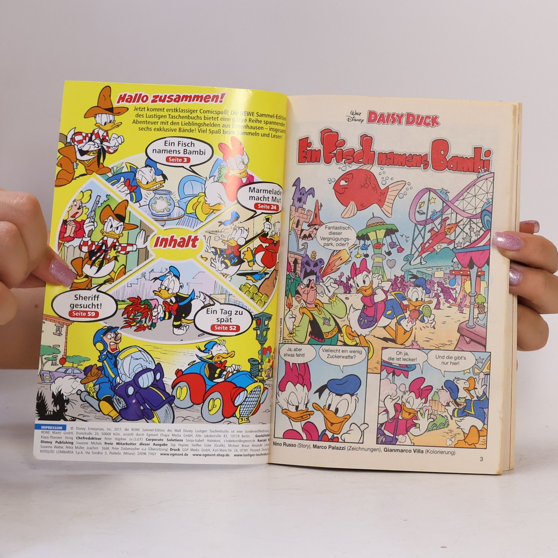 Walt Disney Lustiges Taschenbuch 1. Ein Fisch namens Bambi