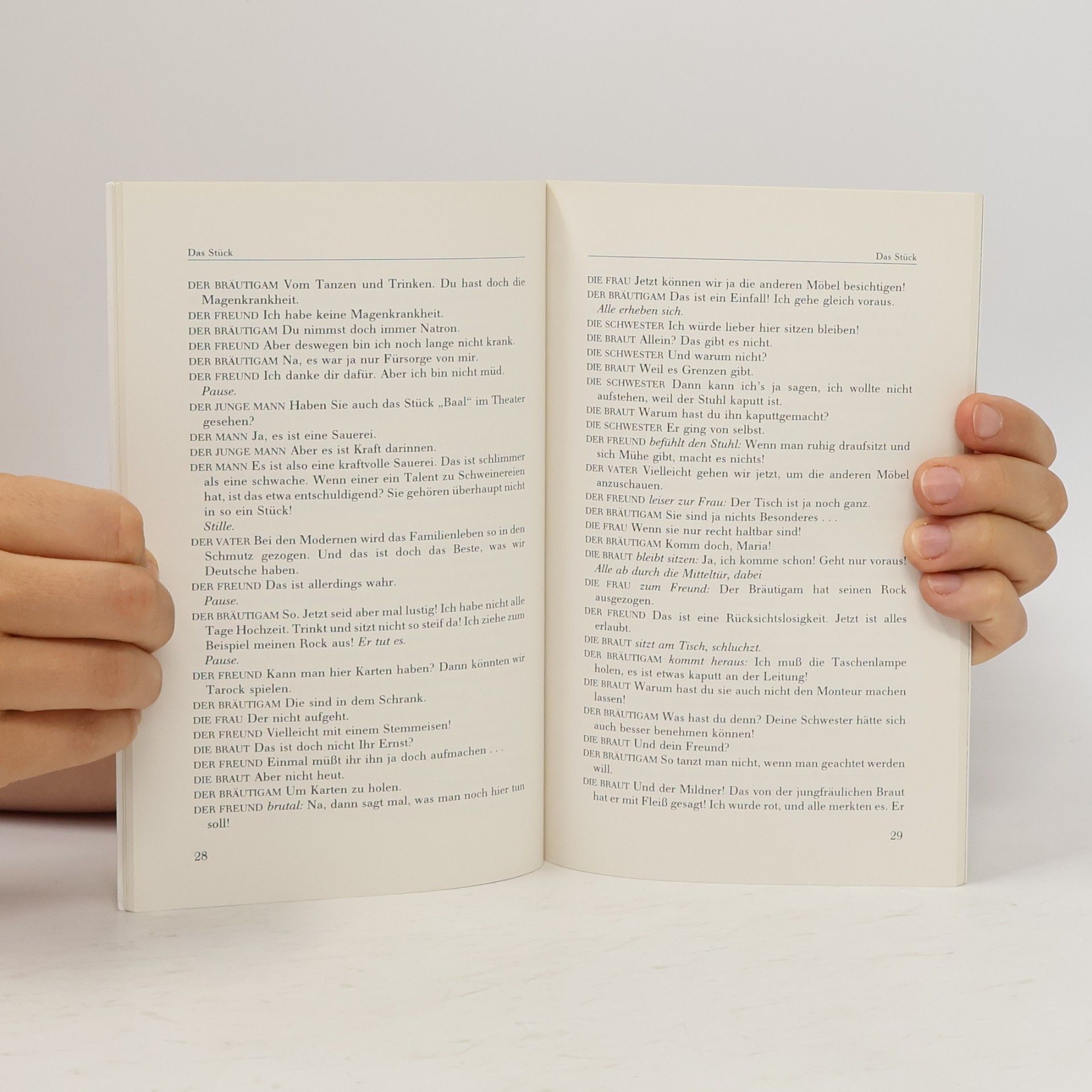 Bertolt Brecht Die Kleinbürgerhochzeit