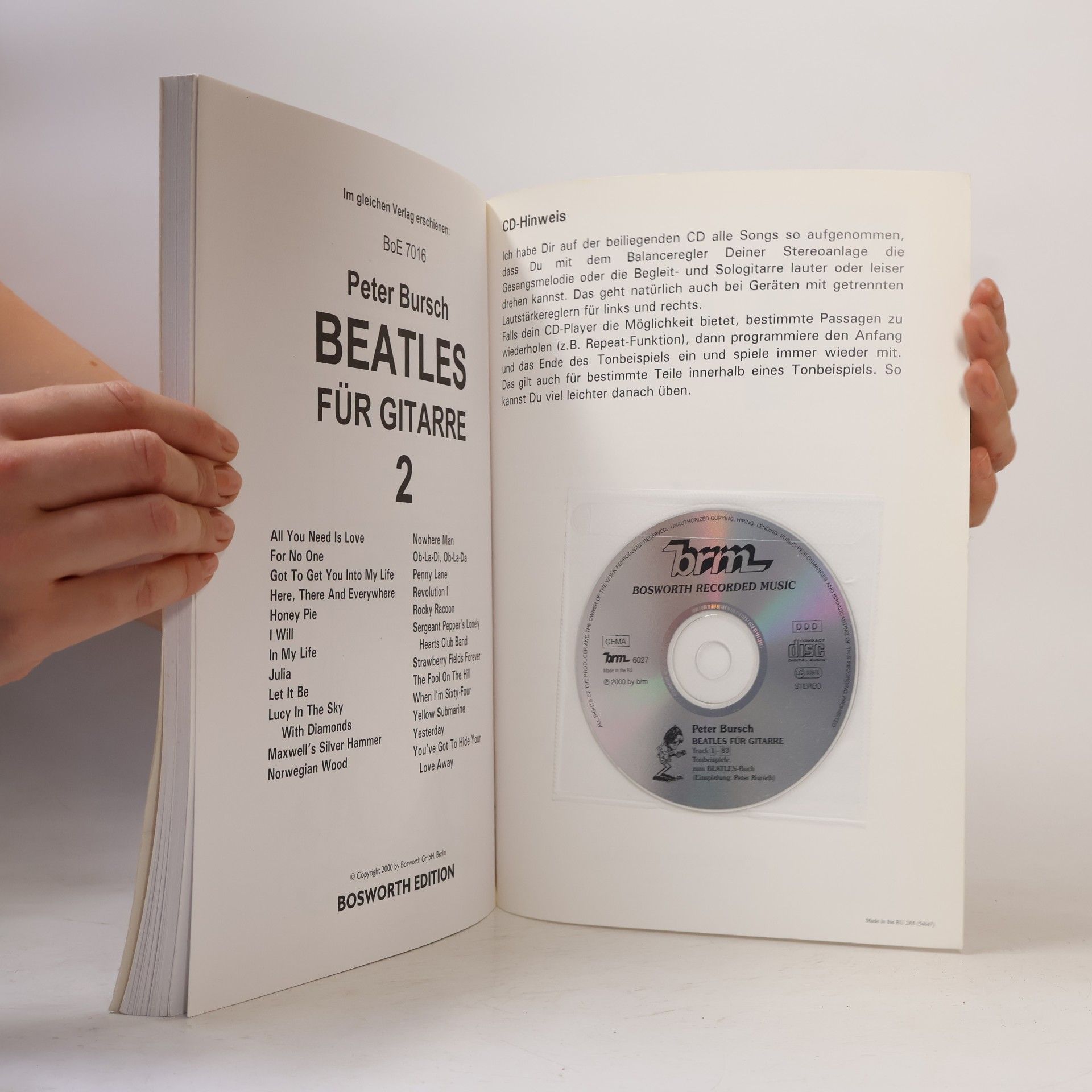 Peter Bursch Beatles für Gitarre