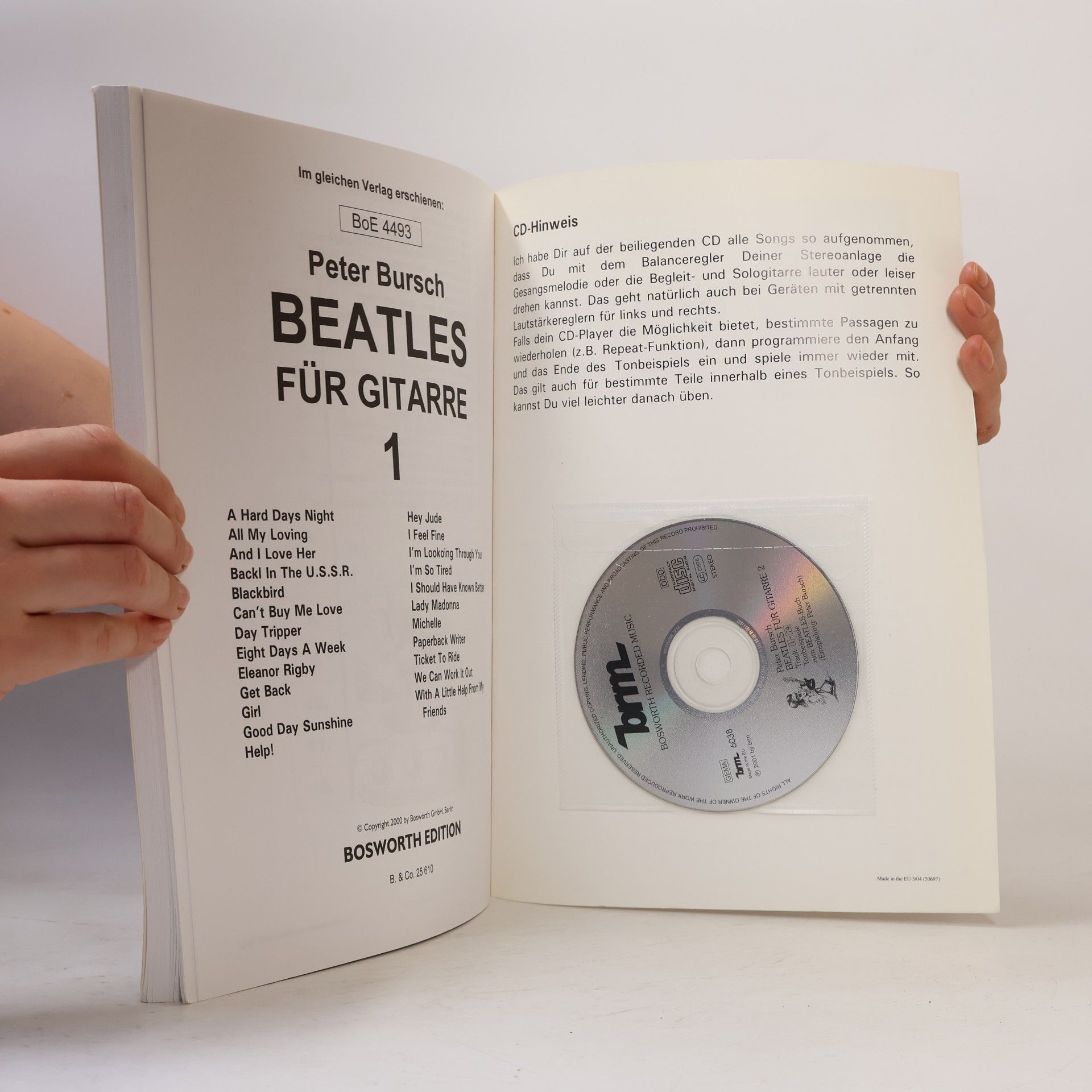 Peter Bursch Beatles für Gitarre