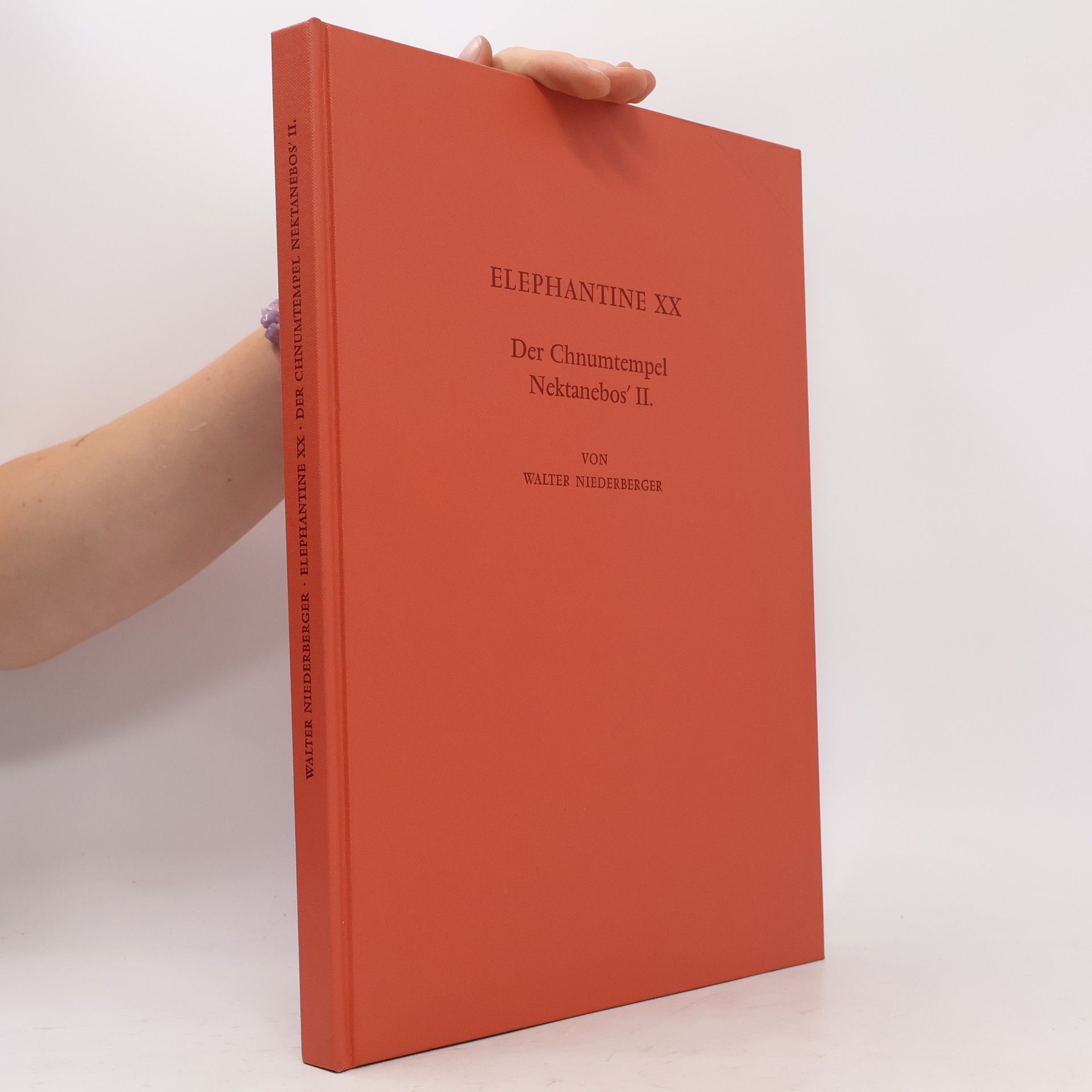 Walter Ernst Niederberger Elephantine - 20: Der Chnumtempel Nektanebos' II.