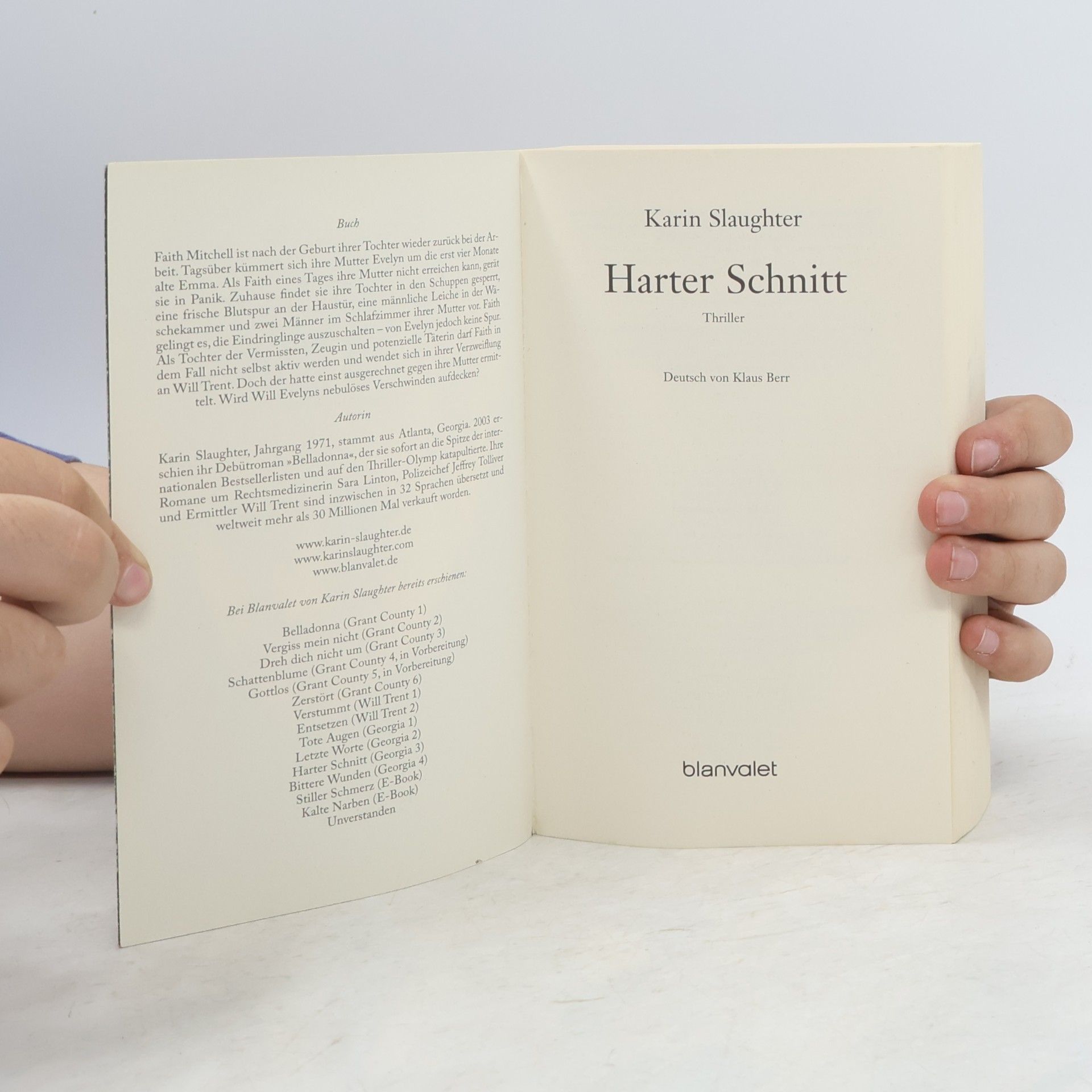 Karin Slaughter Harter Schnitt