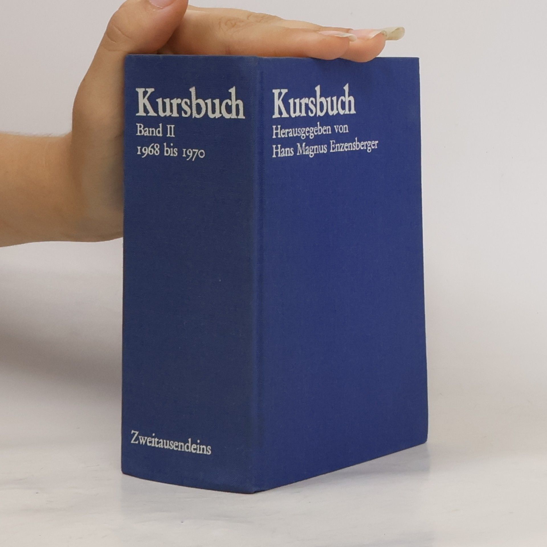 Hans Magnus Enzensberger Kursbuch II 1968 bis 1970