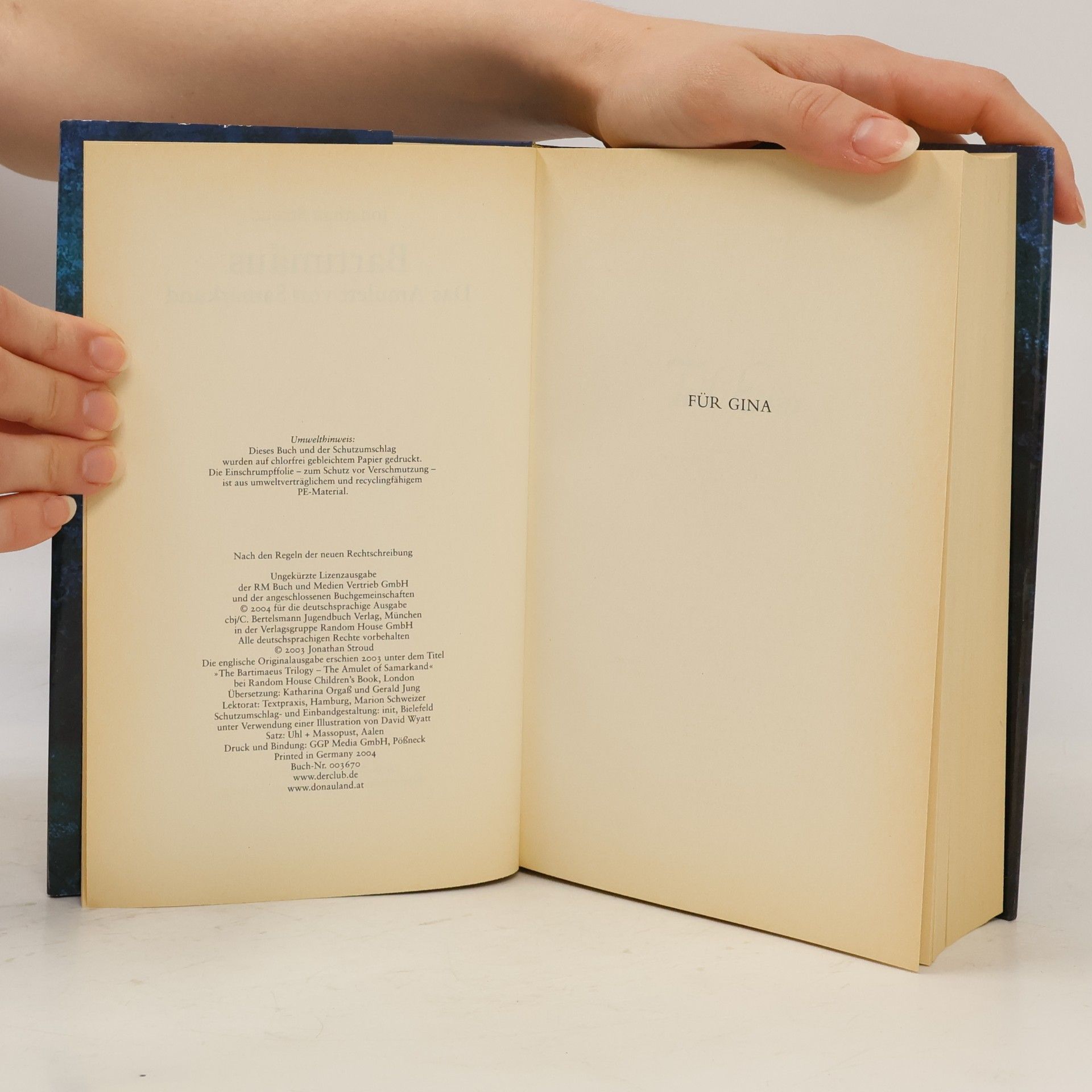 Jonathan Stroud Bartimäus. Das Amullet von Samarkand