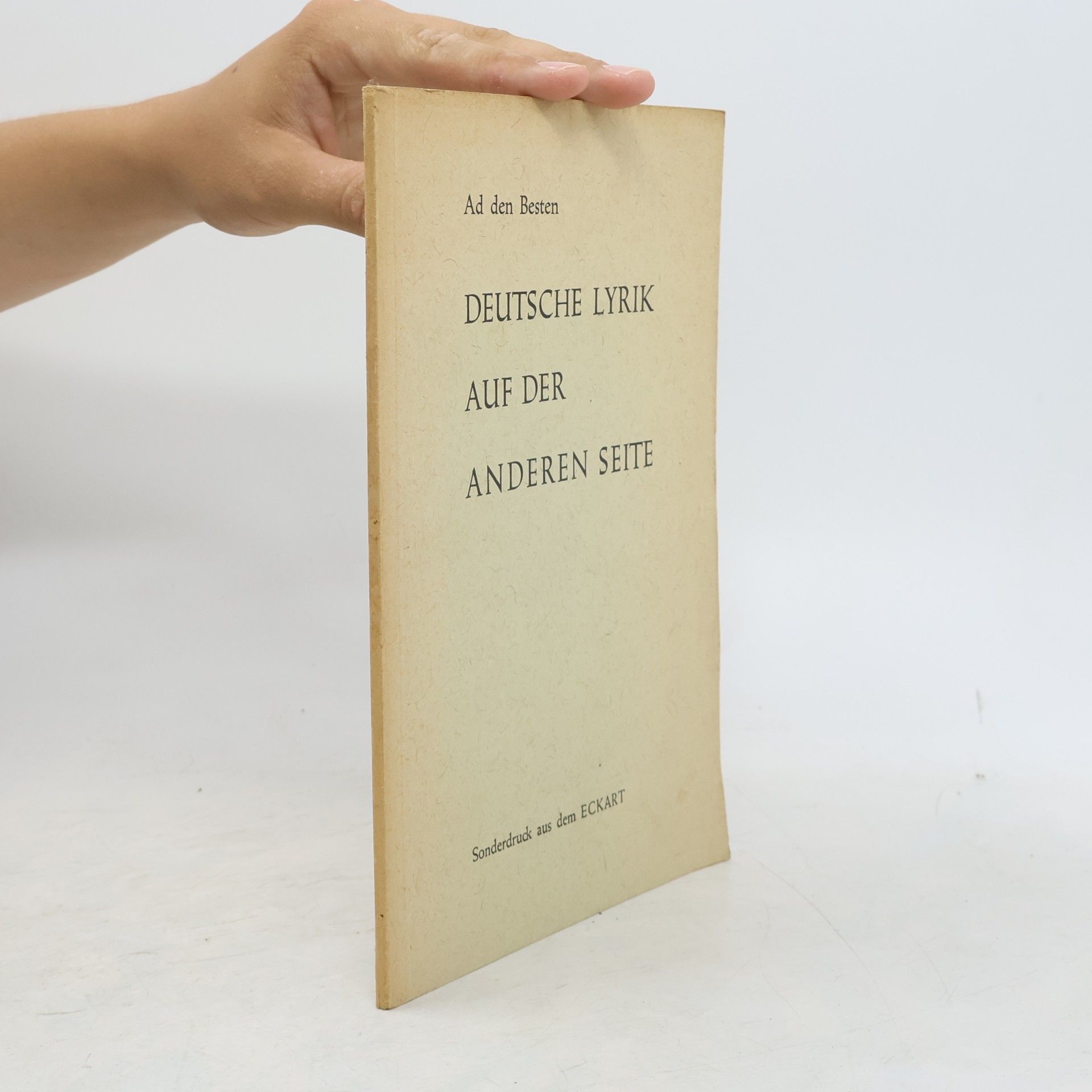 Autorenkollektiv Deutsche Lyrik auf der Anderen Seite