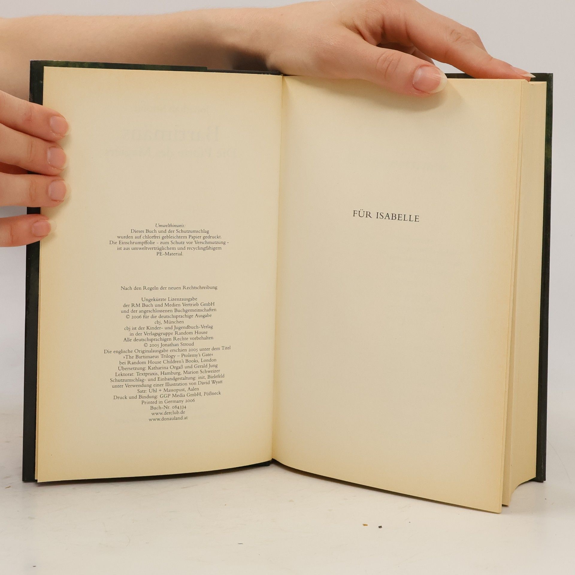Jonathan Stroud Bartimäus. Die Pforte des Magiers