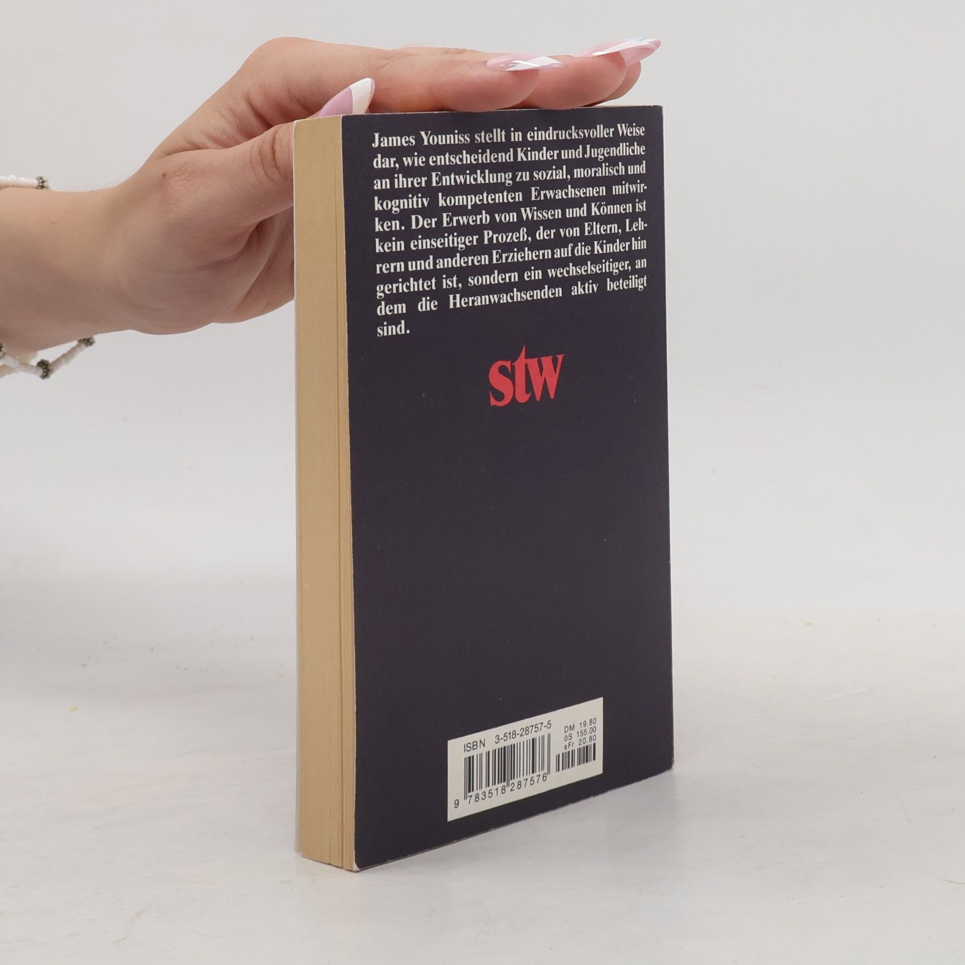 James Youniss Suhrkamp Taschenbuch Wissenschaft - 1157: Soziale Konstruktion und psychische Entwicklung