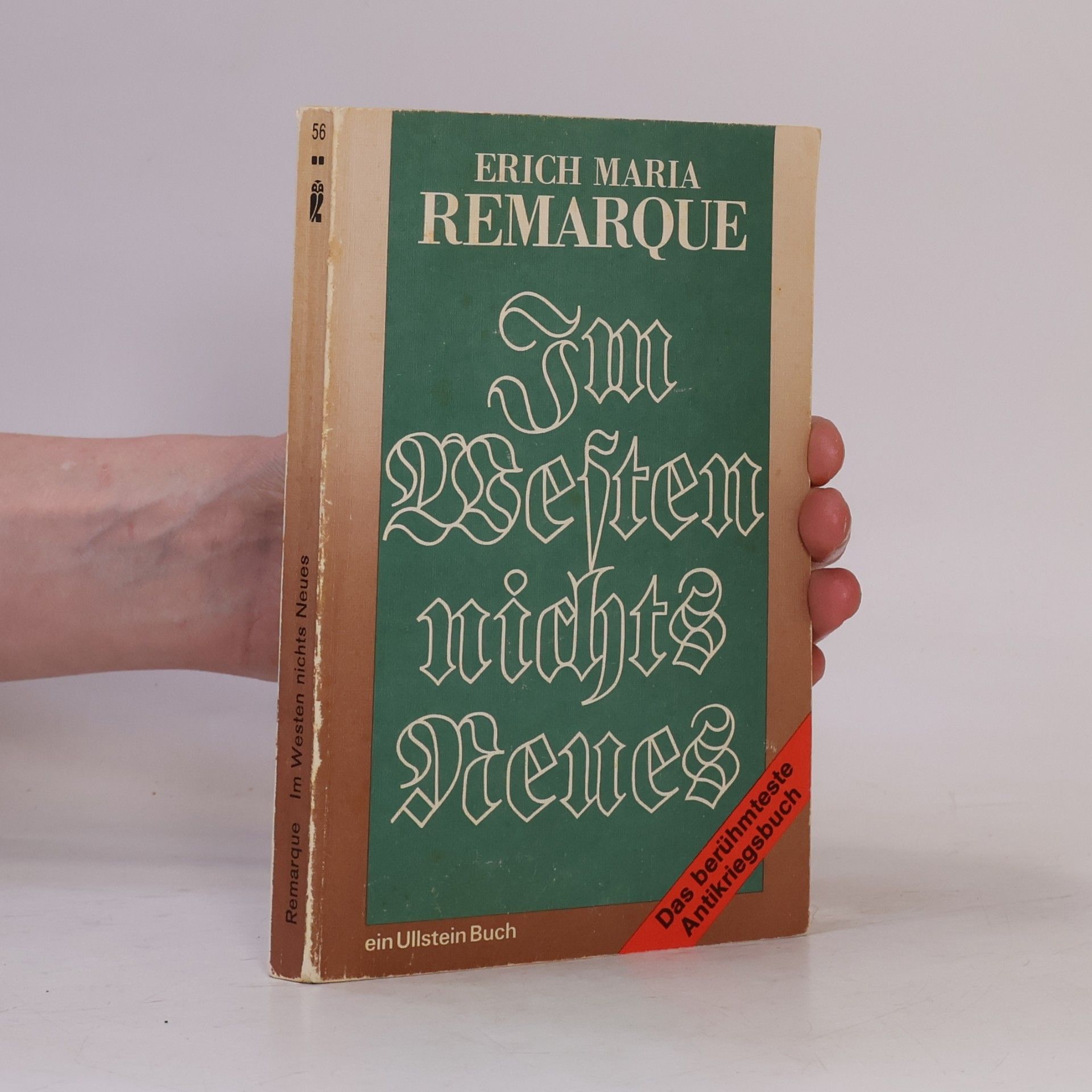 Erich Maria Remarque Im Westen nichts Neues