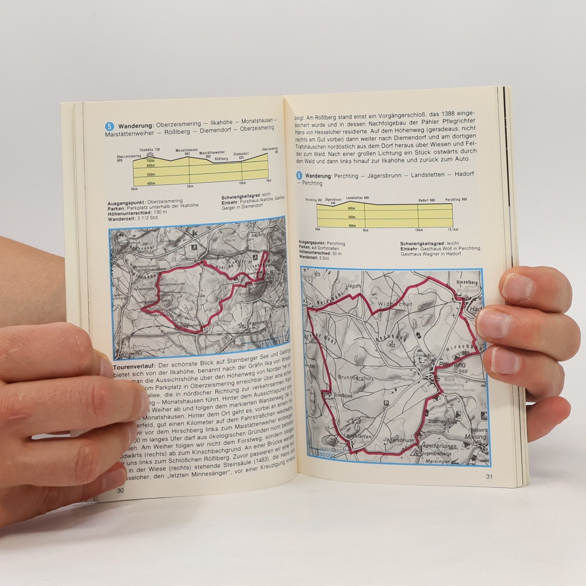 Horst Hennek Rohlfs Kompass Wanderbuch - 926: Fünfseenland