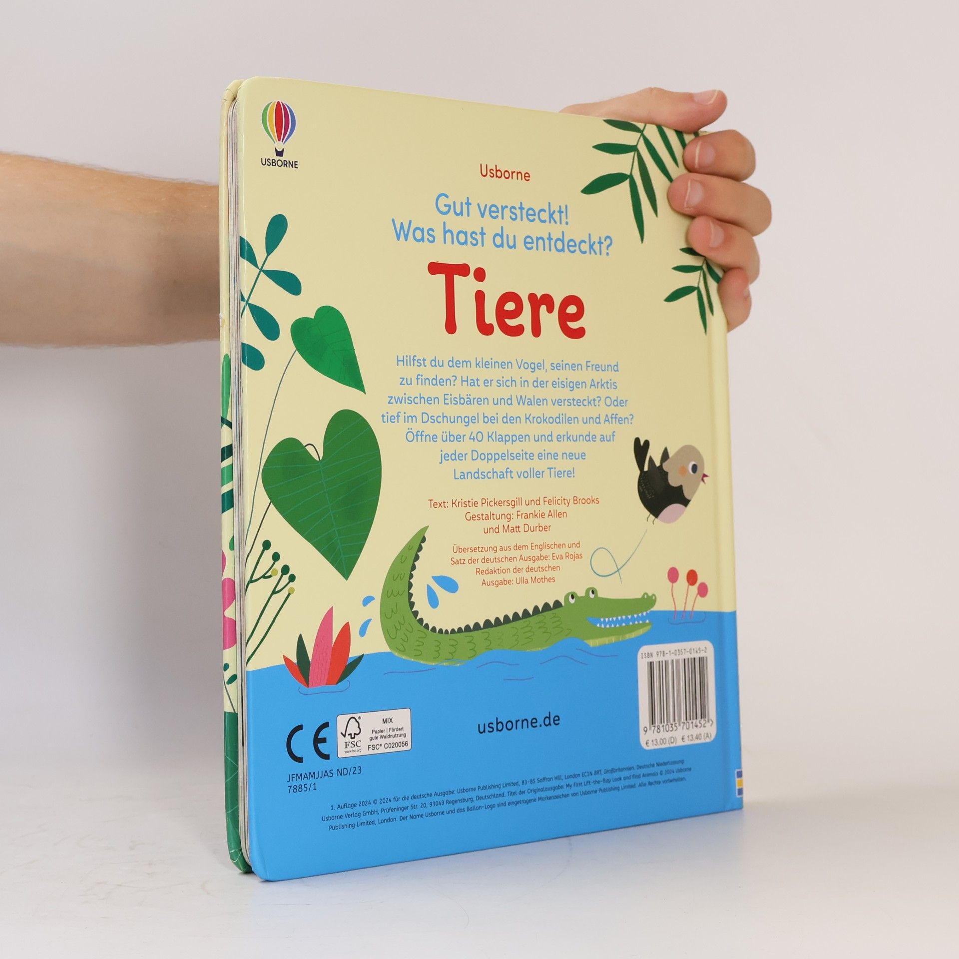 Usborne Verlag Gut versteckt! Was hast du entdeckt? Tiere