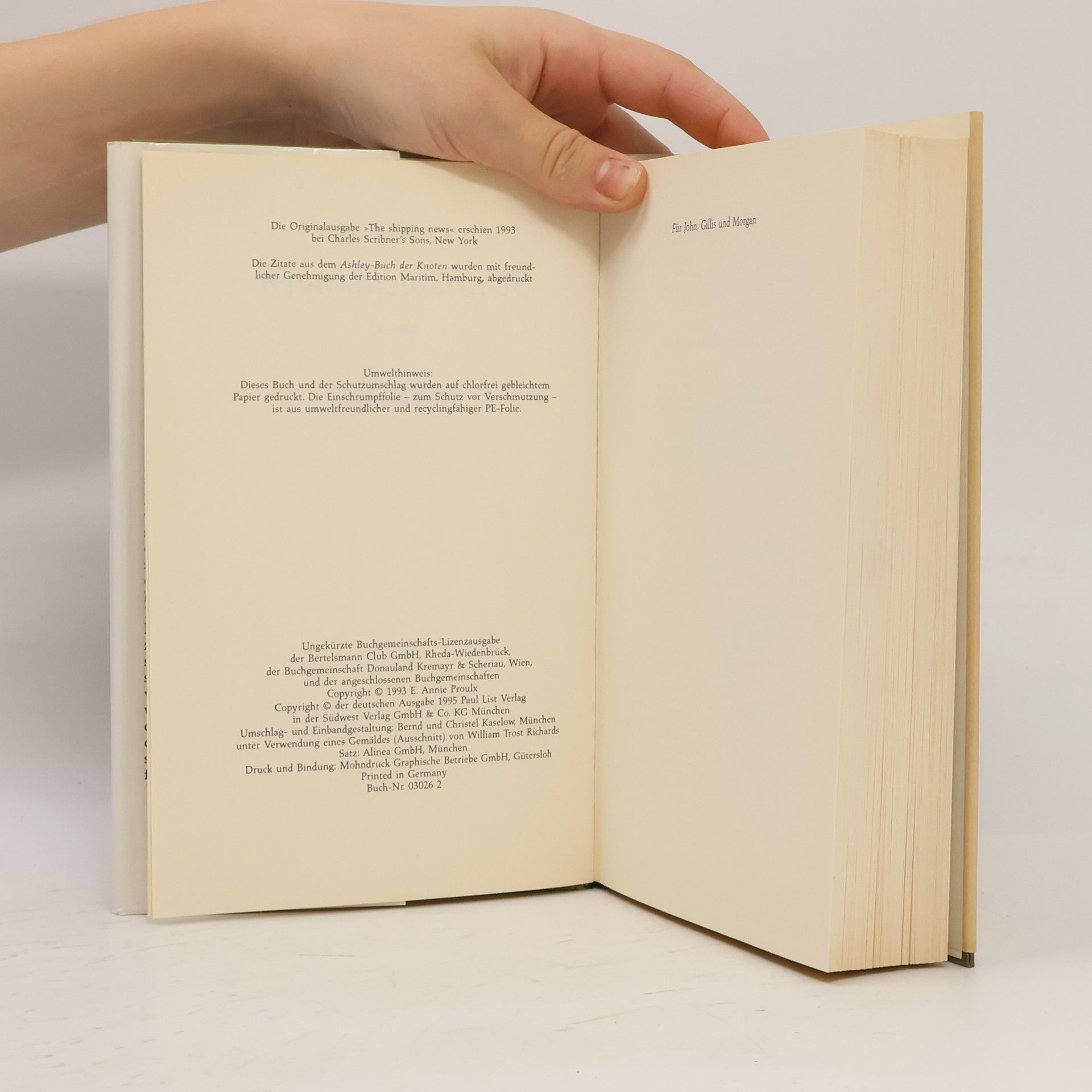 Annie Proulx Schiffsmeldungen