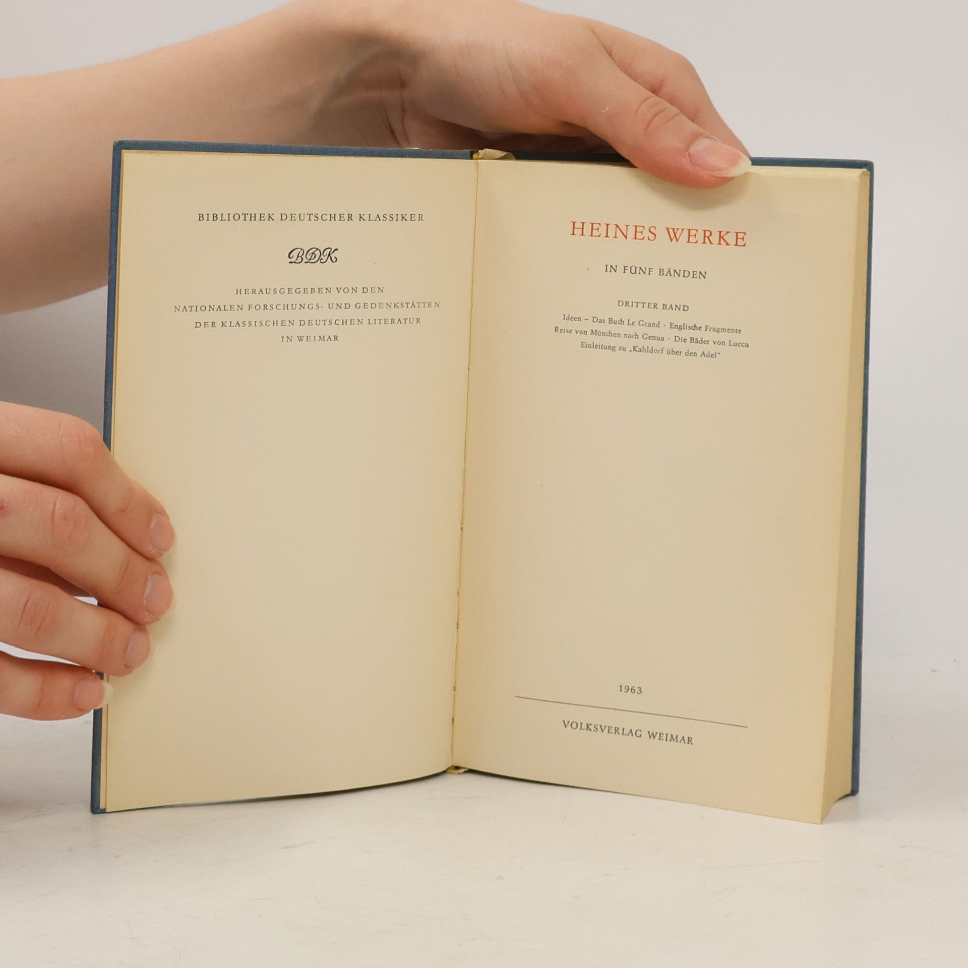 Heinrich Heine Heines Werke III.