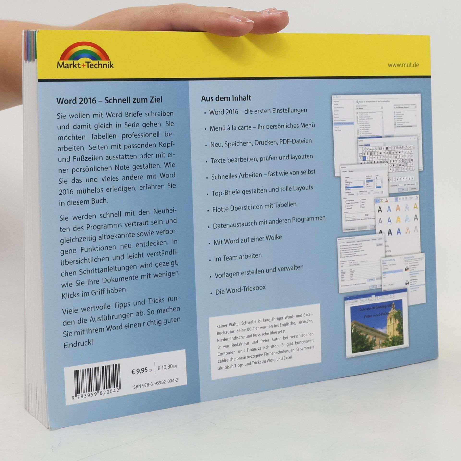 Rainer Schwabe Word 2016 - schnell zum Ziel