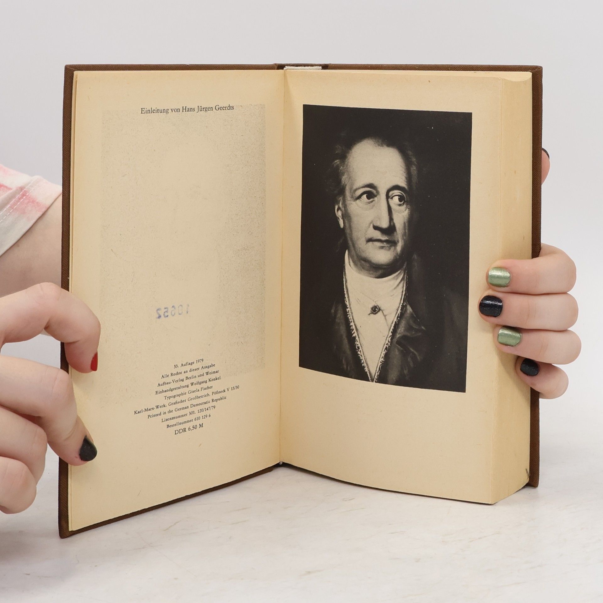 Johann Wolfgang von Goethe Ein Lesebuch