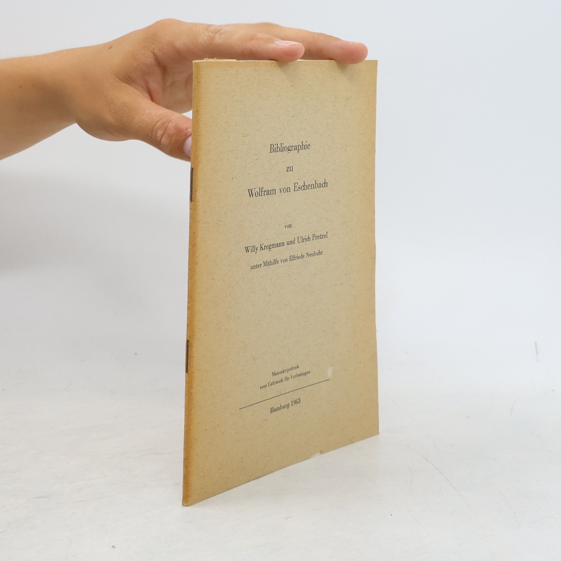 Bibliographie zu Wolfram von Eschenbach
