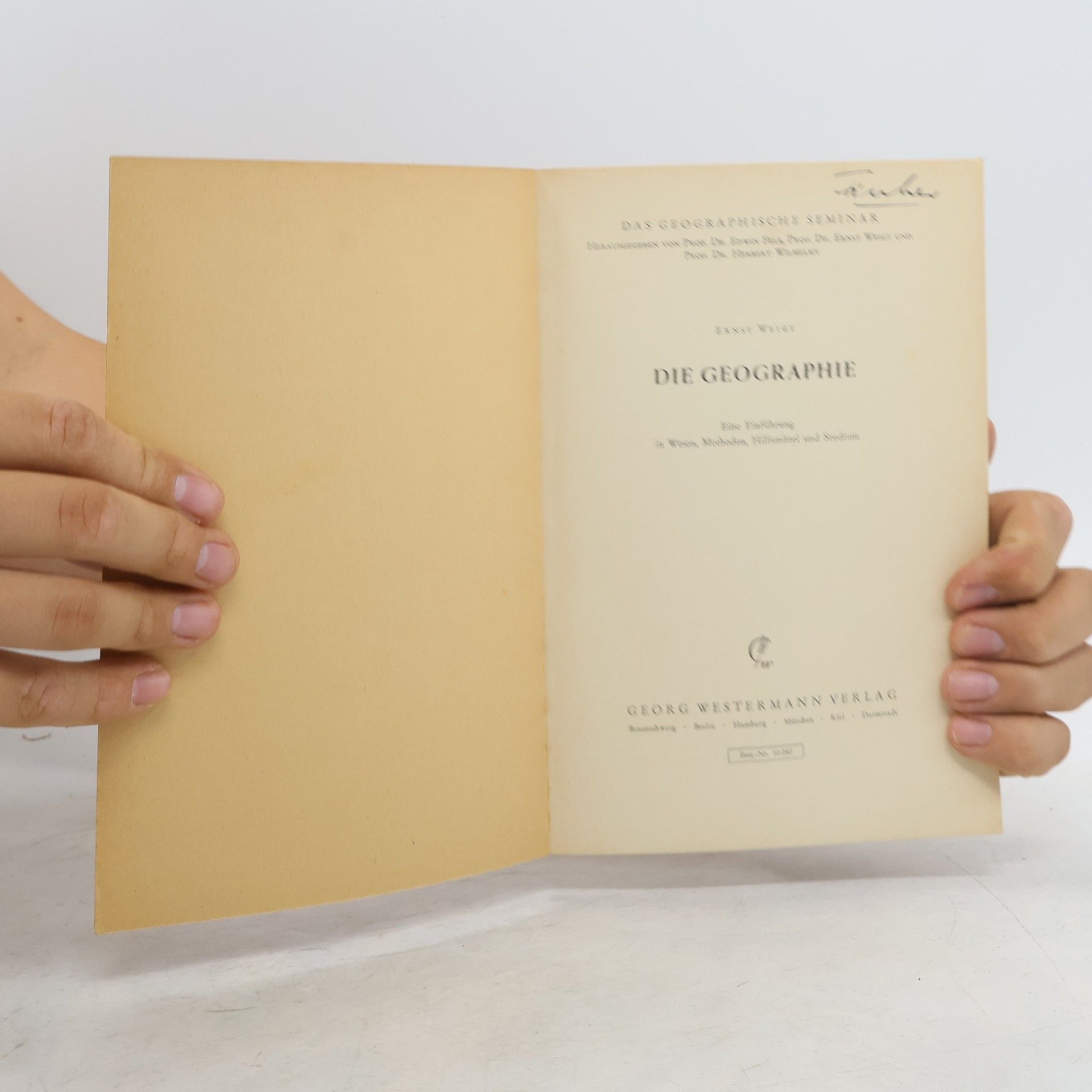 Ernst Weigt Die Geographie