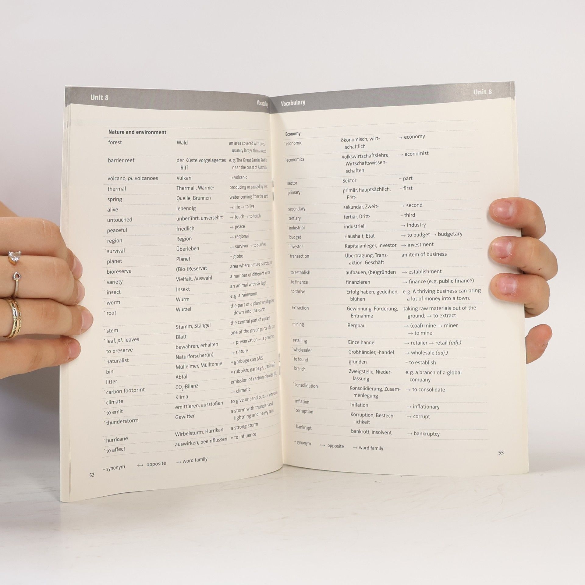 Sabina Piatzer Vocabulary Notebook mit Talking Vocabulary