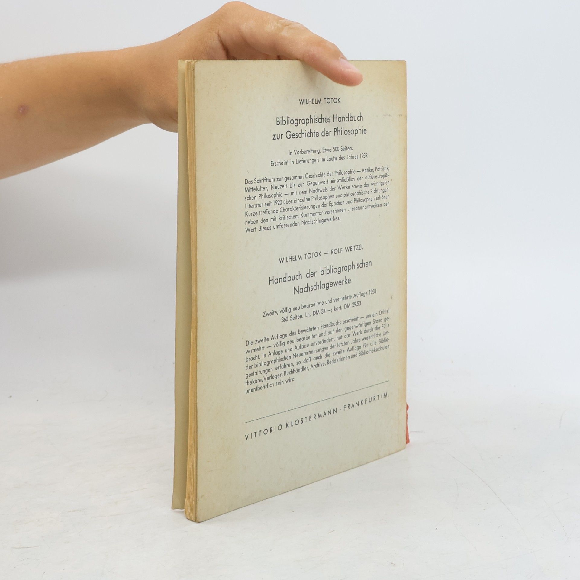 Kolektiv autorů Bibliographischer Wegweiser der philosophischen Literatur