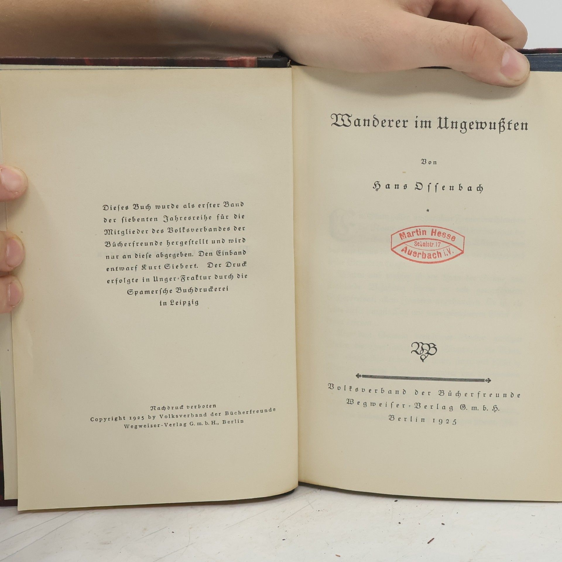 Hans Ossenbach Wanderer im Ungewussten